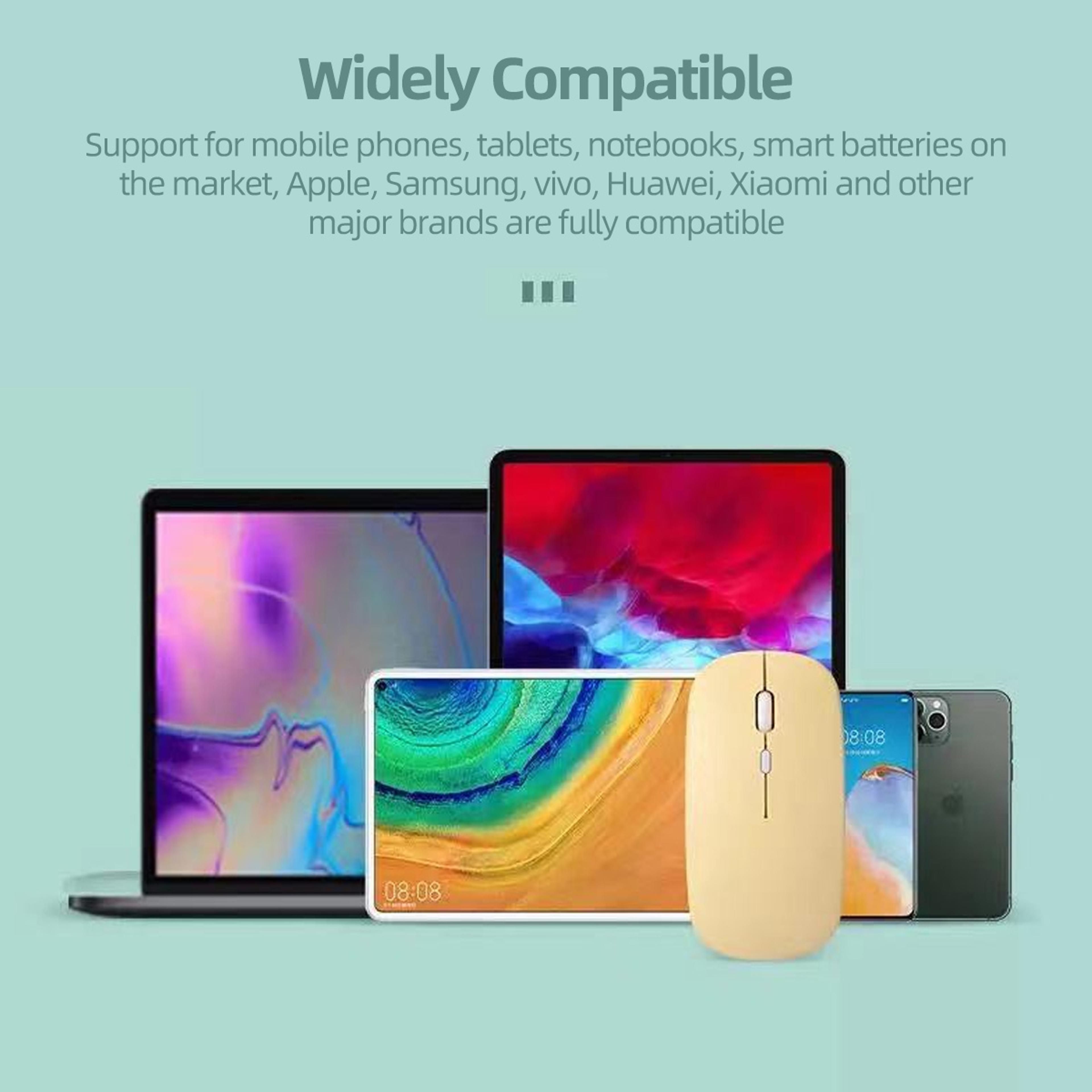 Slim Bluetooth Mouse For IPad Android Tablets And Laptops 10