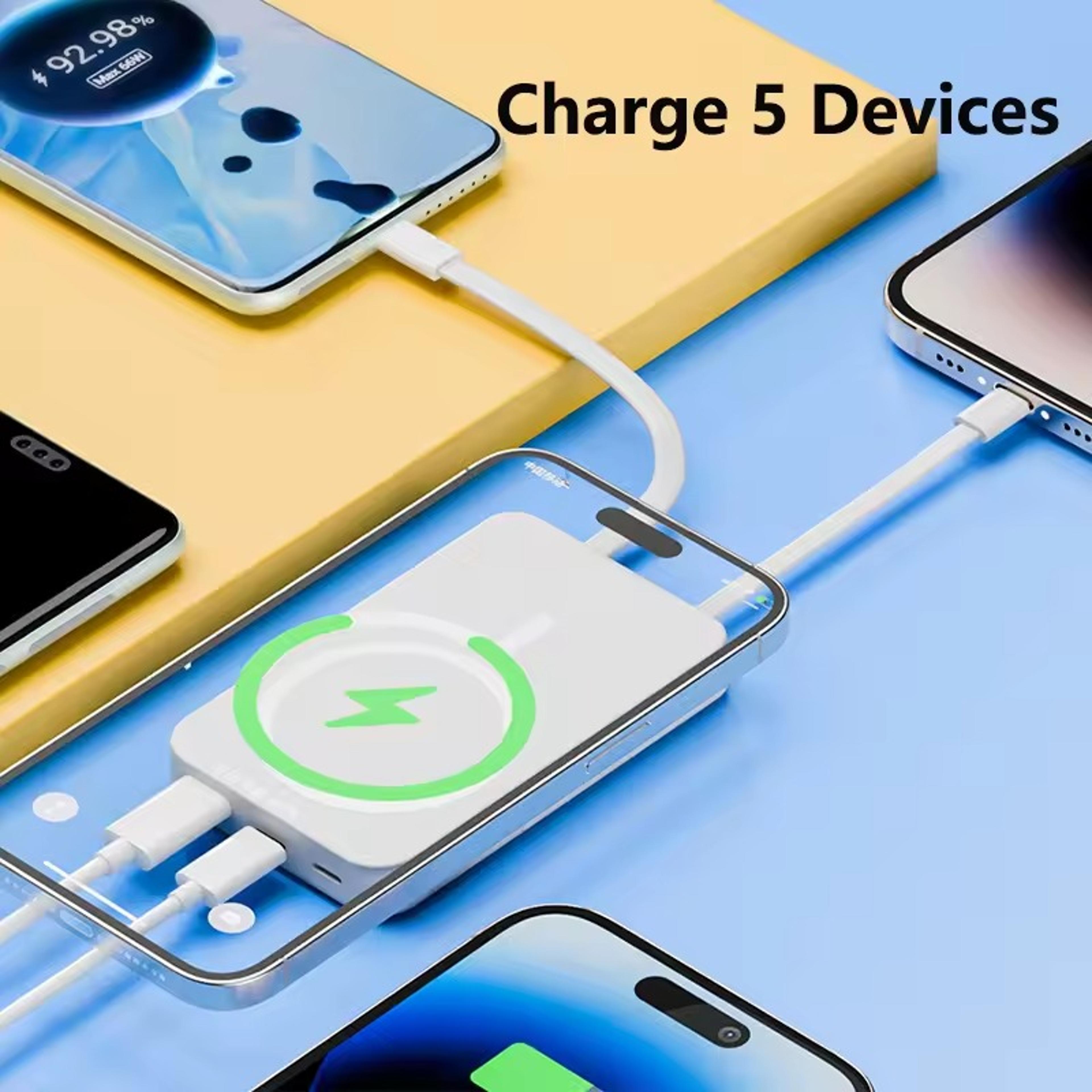 Magnetic Power Bank Fast Wireless Portable Charger 5