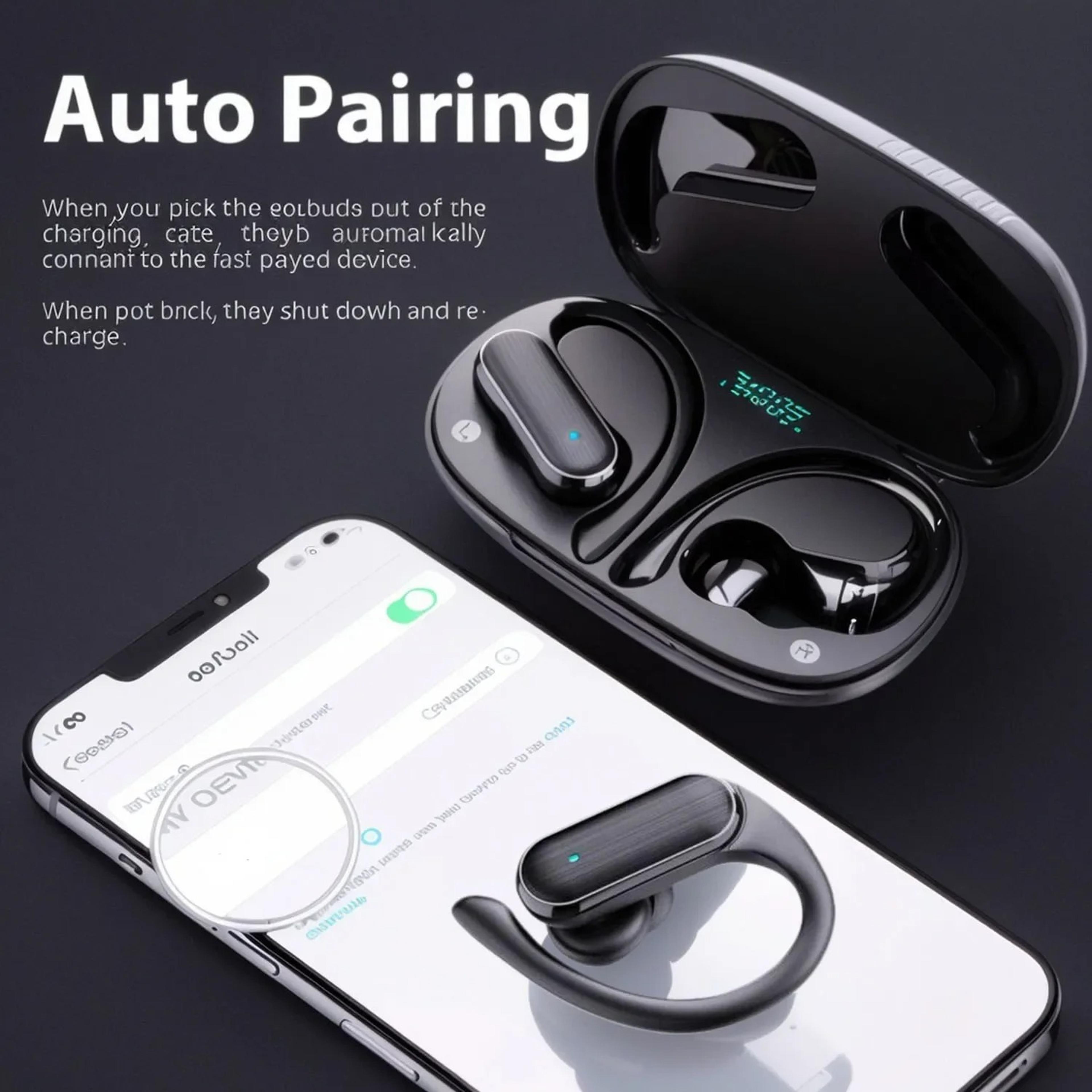 Ear Hook Wireless Bluetooth Earbuds Low Latency Gaming Stereo Earphones 3