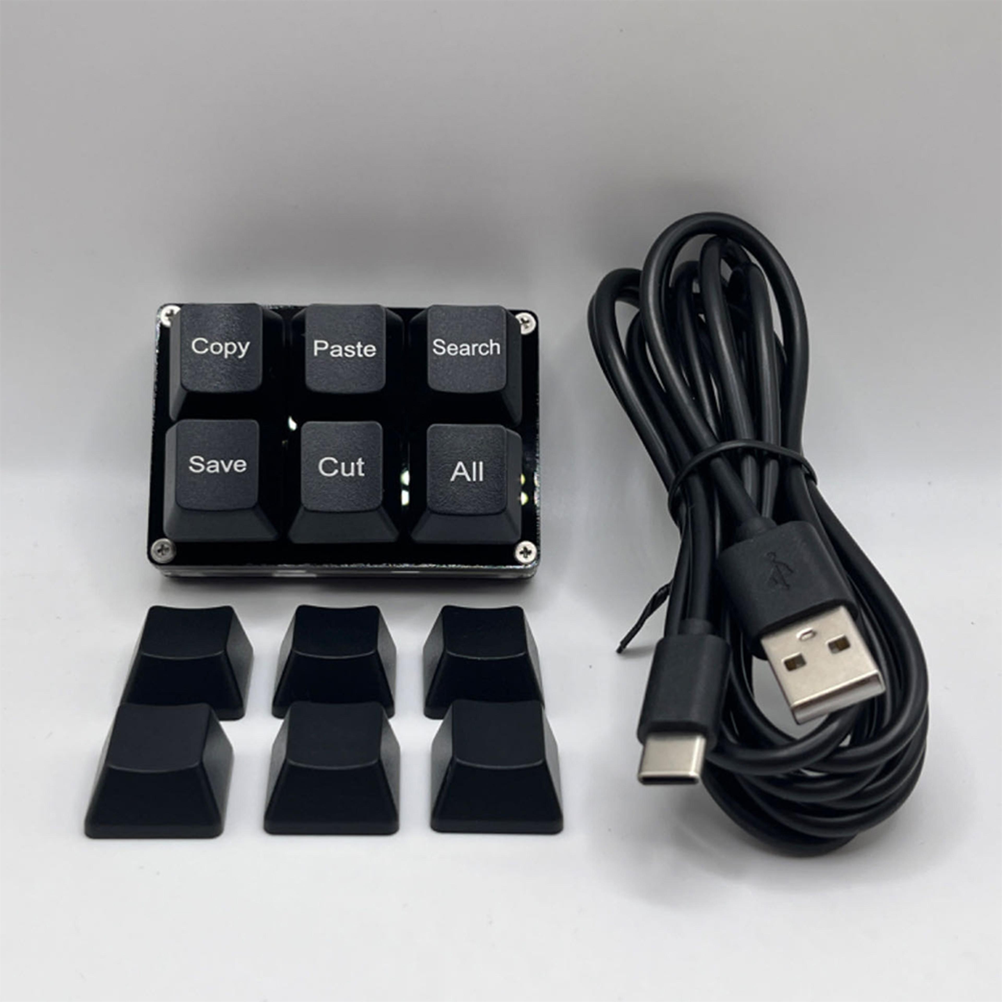 Key Programmable Macro Keypad One Handed Mechanical Shortcut Keyboard 7