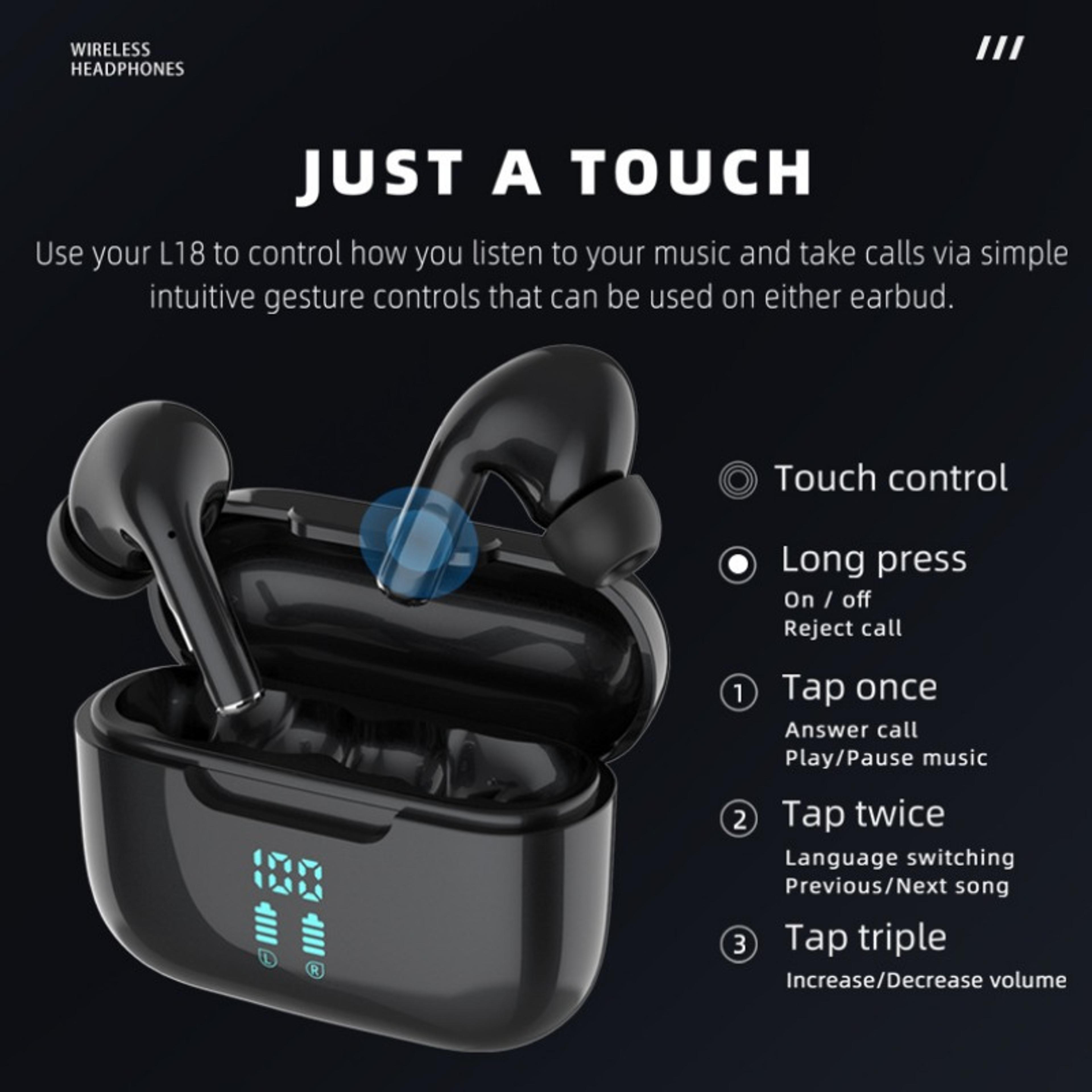 HiFi Wireless Bluetooth Earbuds With ENC Noise Reduction And LED Power Display 4