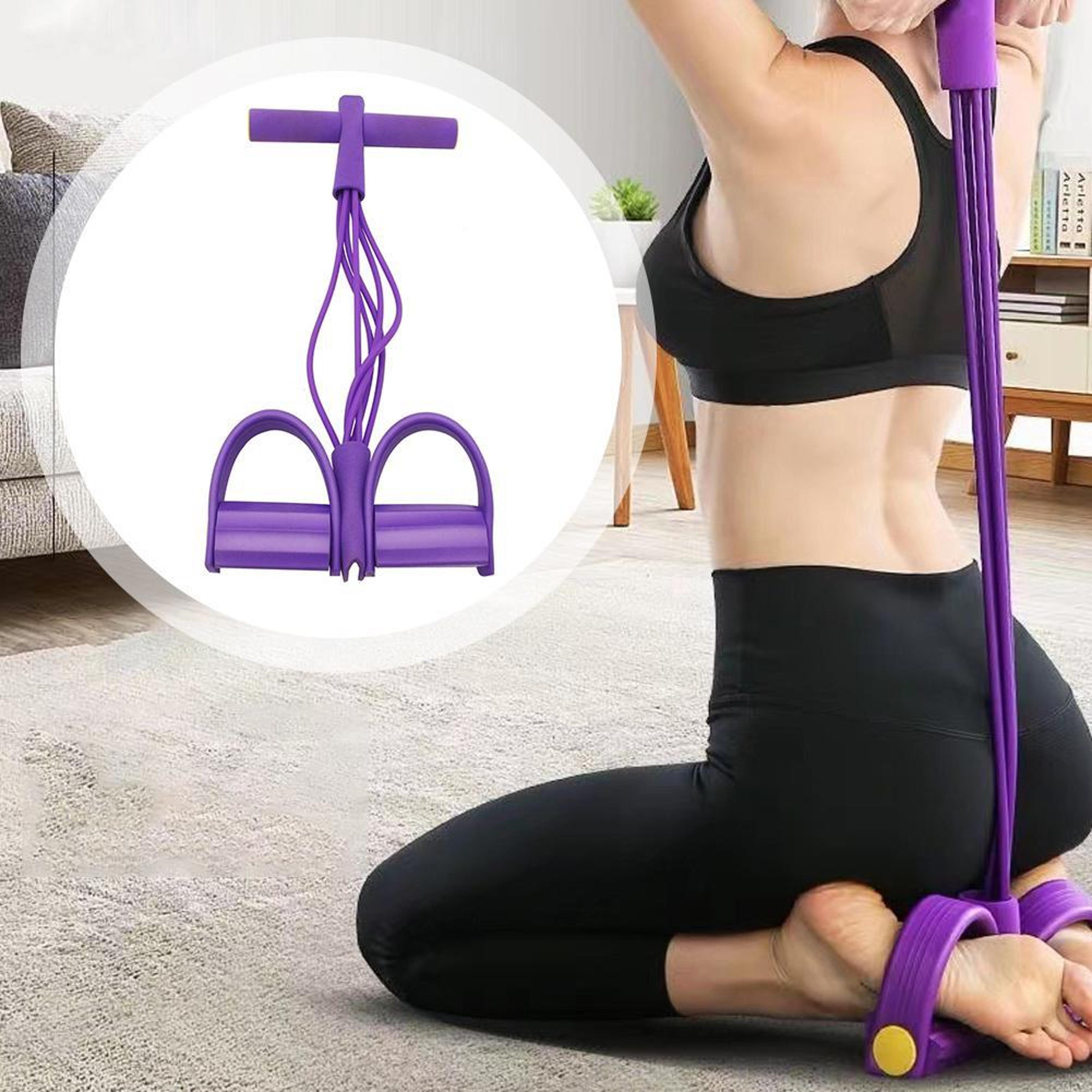 Resistance Band Pedal Puller Full Body Home Workout Trainer 3