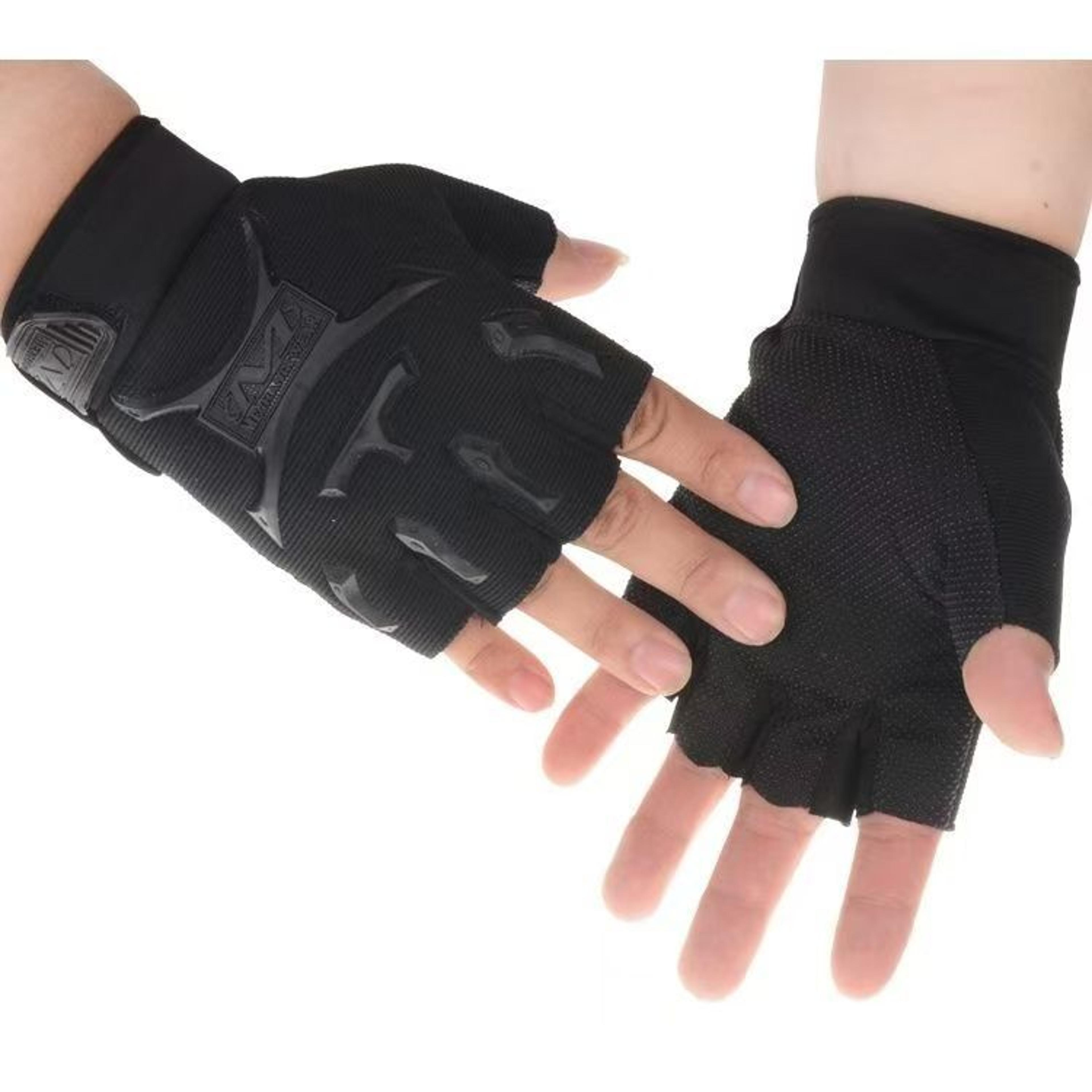 Breathable Leather Weight Lifting Gloves Non Slip Gym Workout Gloves 4