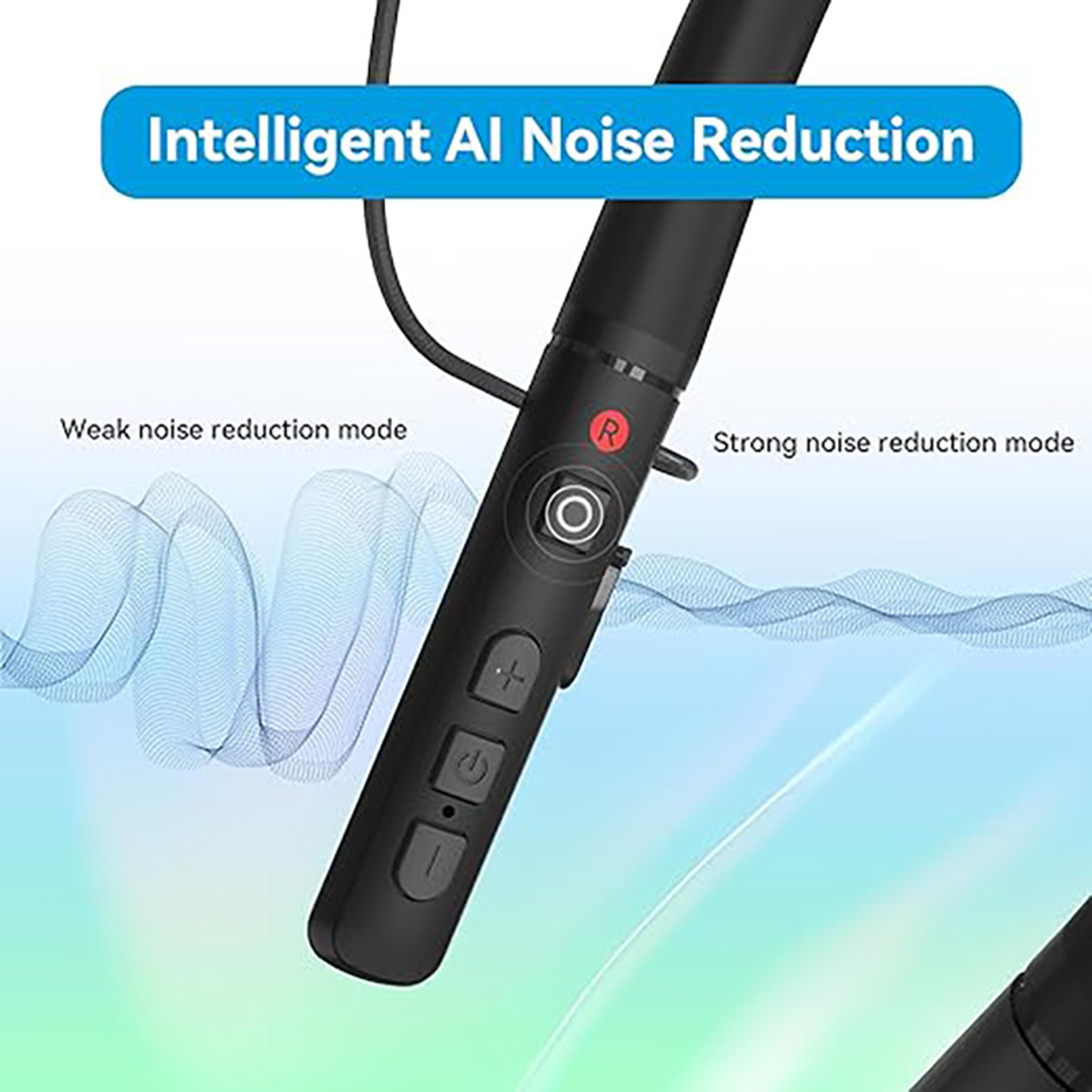 Bluetooth Neckband Hearing Amplifier Rechargeable Noise Reduction Headset For Seniors 5