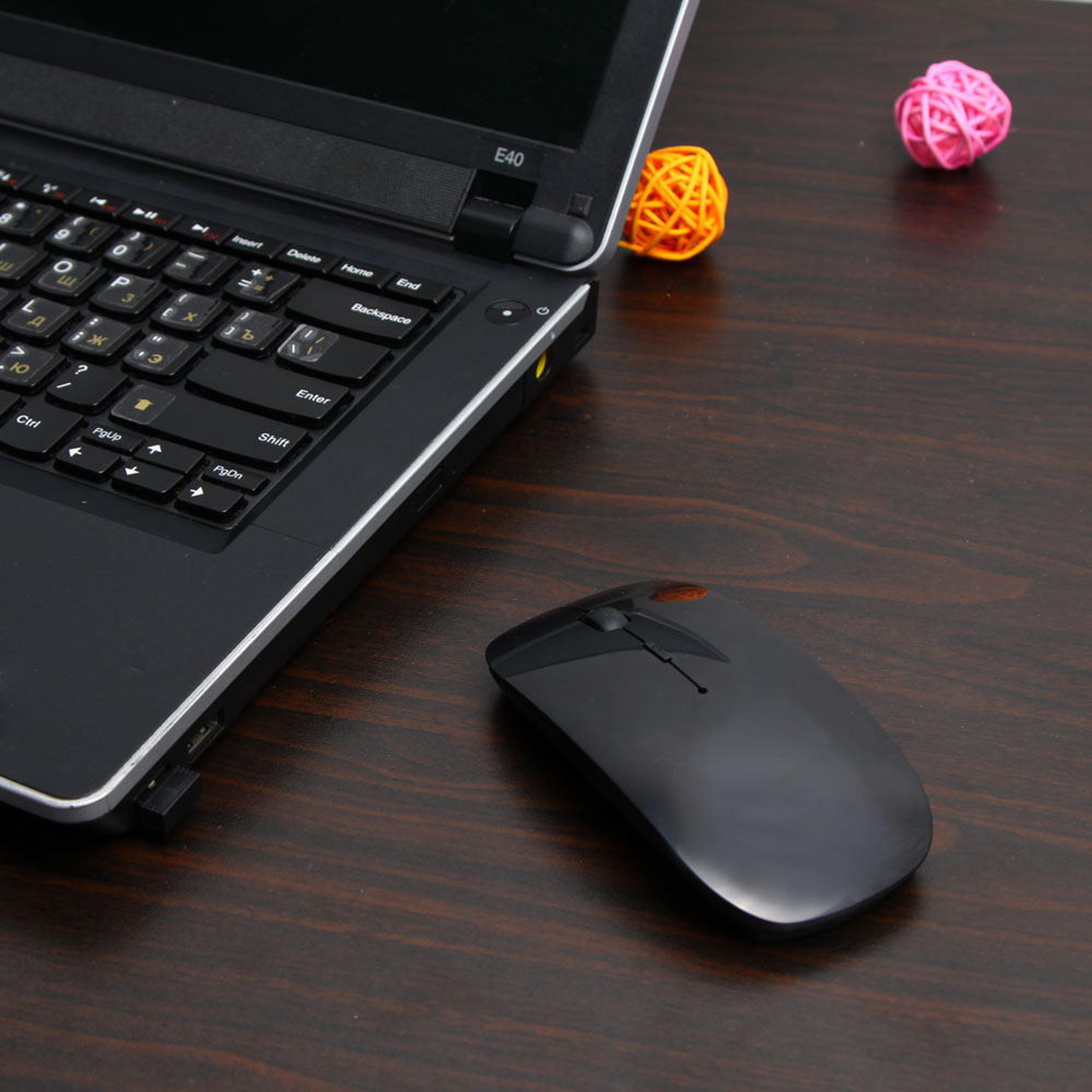 Rechargeable Silent Wireless Mouse USB Optical Mouse For Laptop PC 8