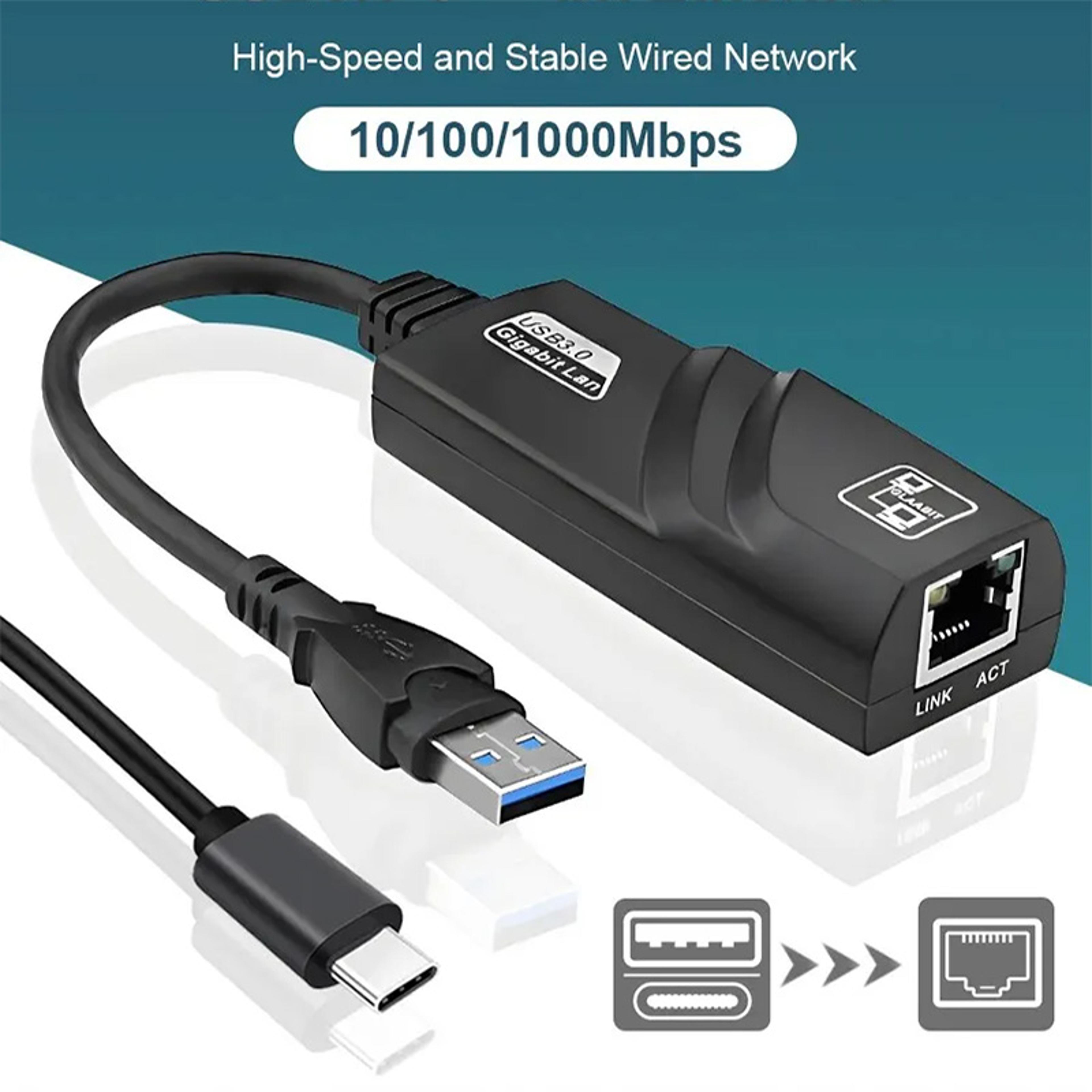 Gigabit USB USB C To Ethernet Adapter 2