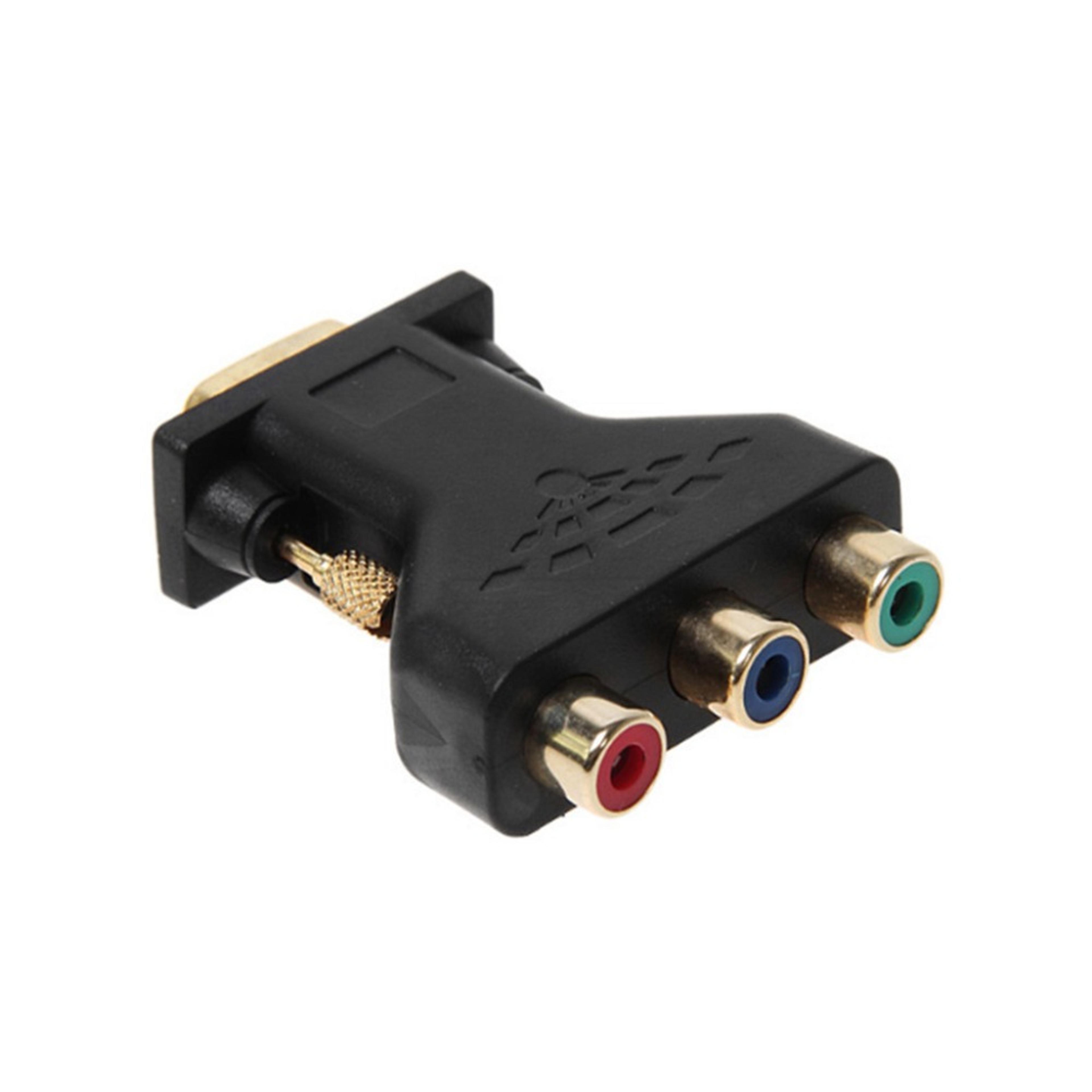 VGA To Component Adapter Pin Male To RCA Female Video Connector 4