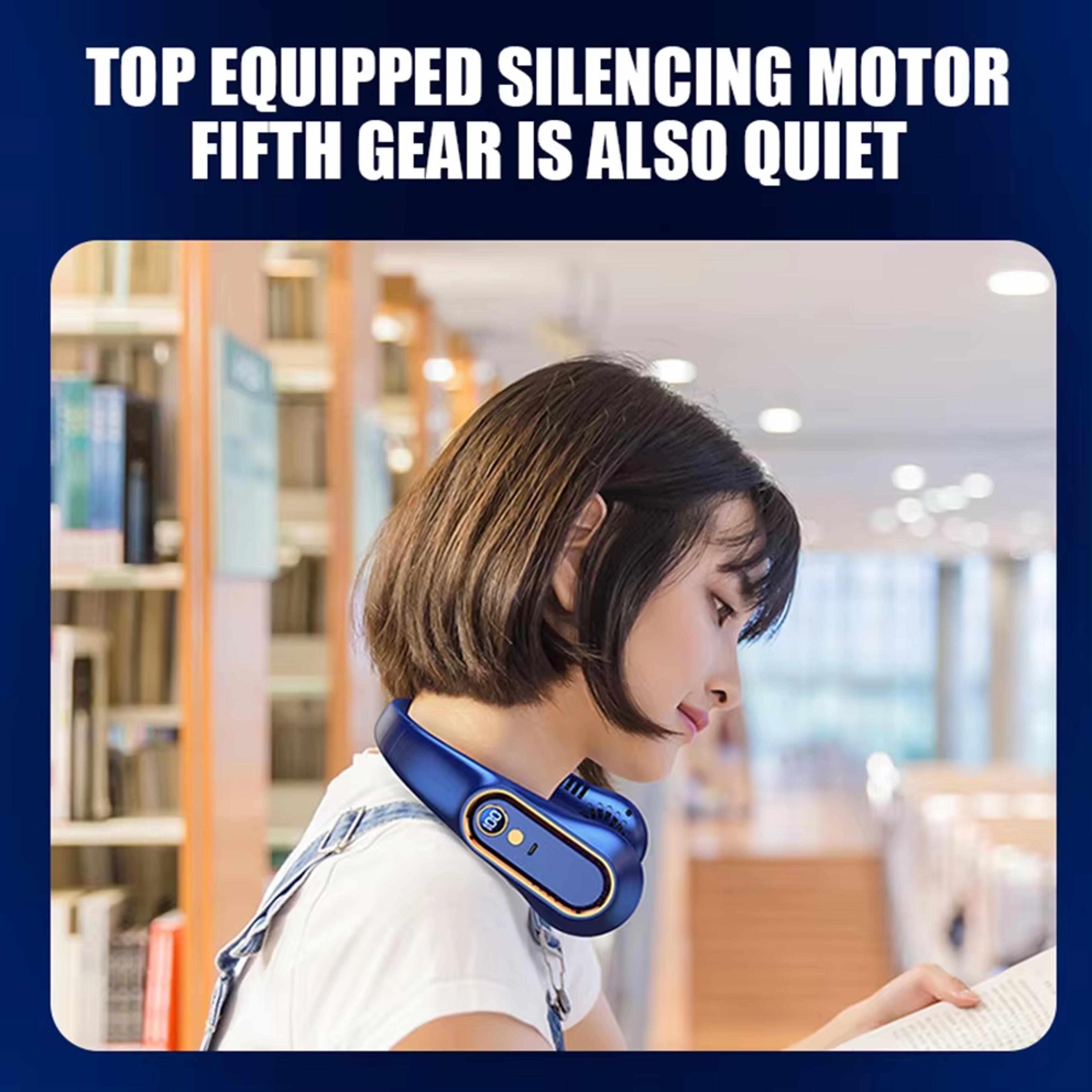 Ooling Portable Neck Fan With Speeds And LED Display 6