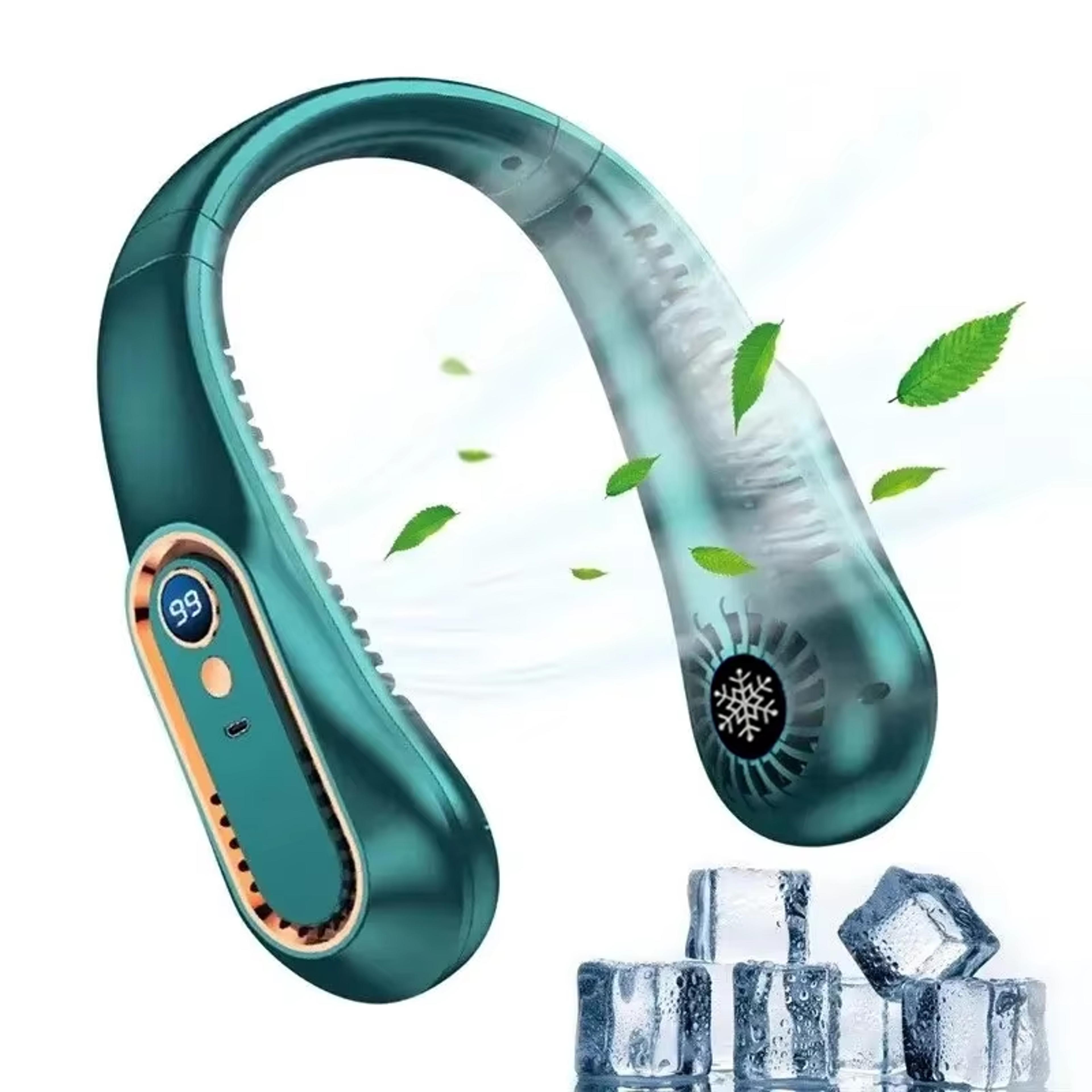 Ooling Portable Neck Fan With Speeds And LED Display 1
