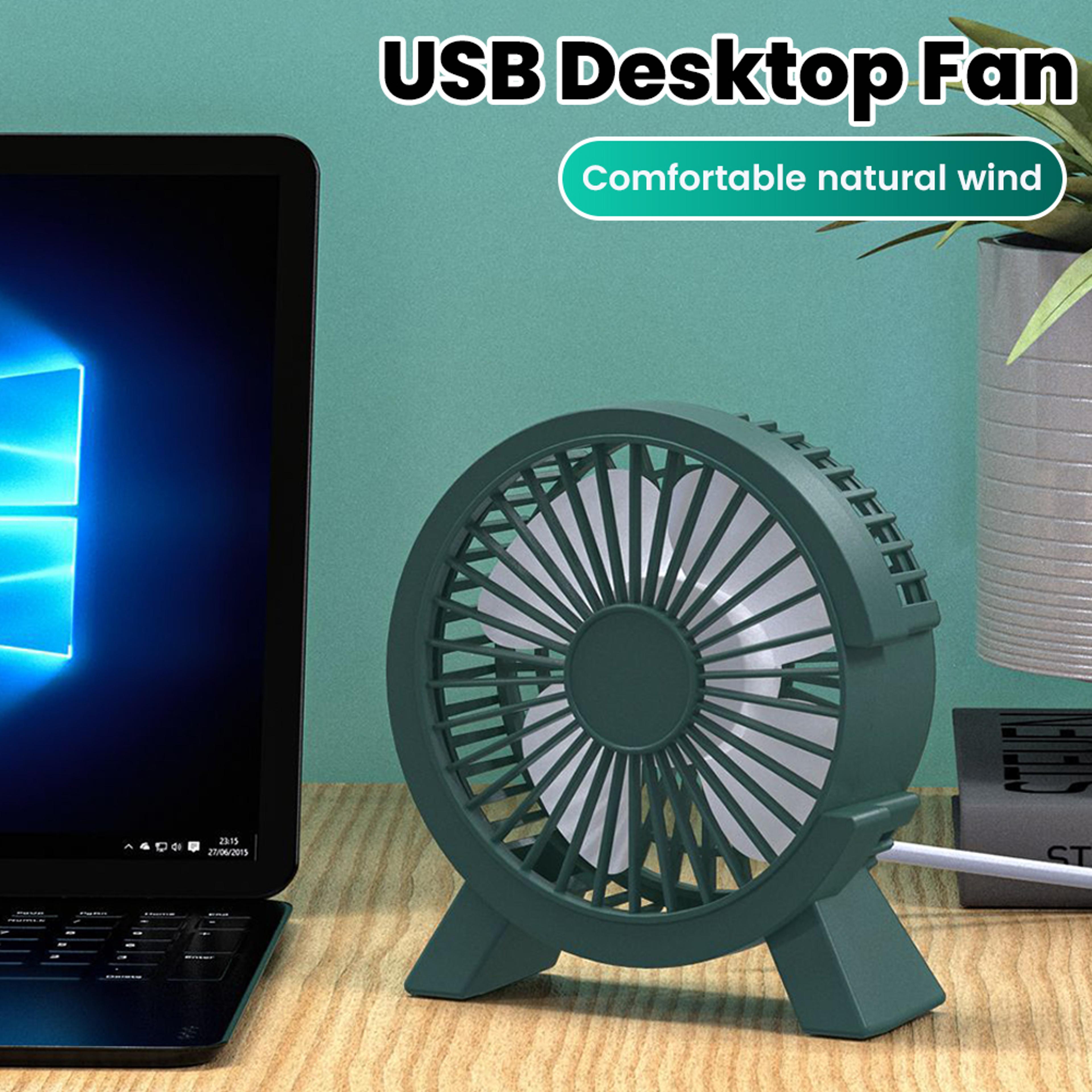Mini Rechargeable USB Desk Fan For Portable Personal Cooling 3