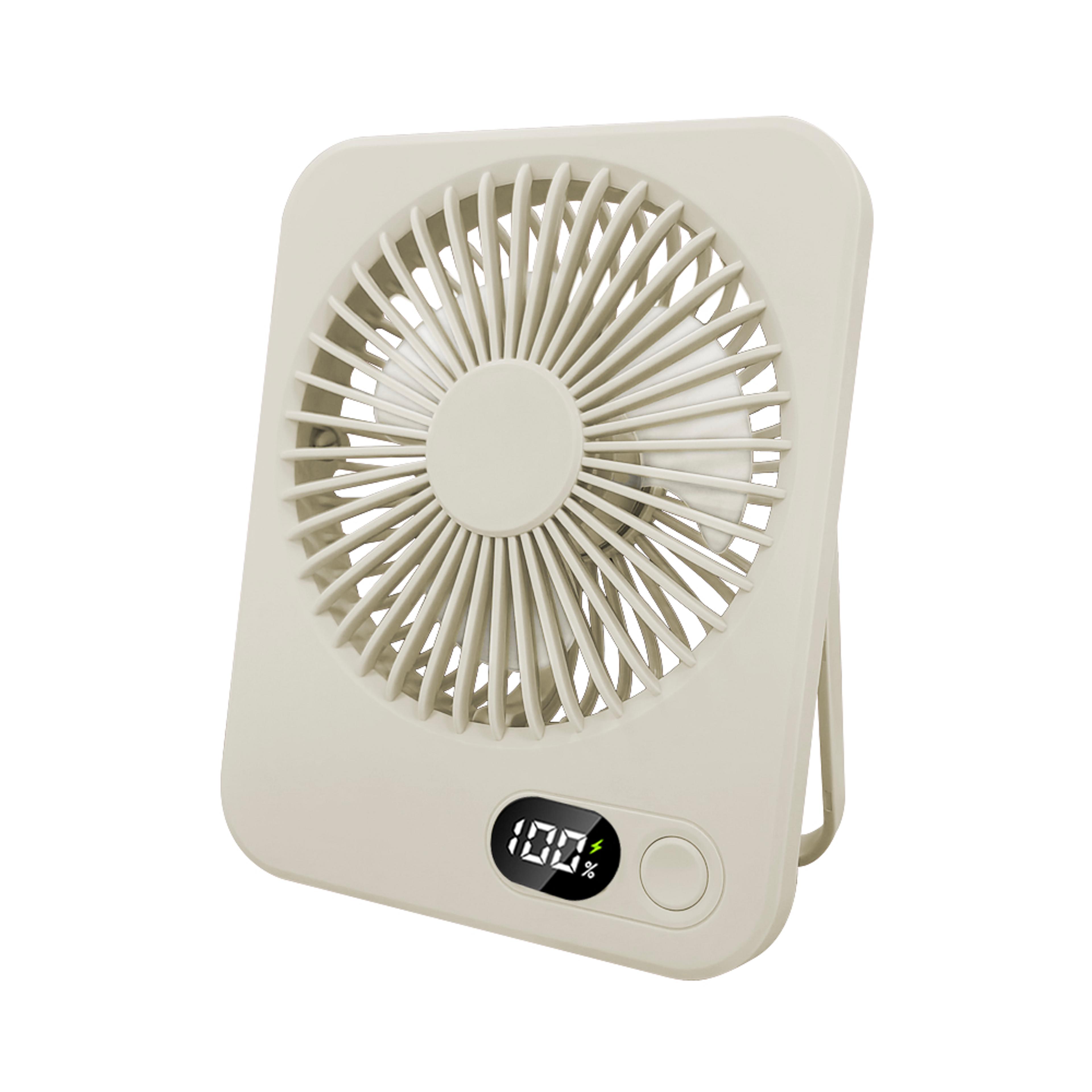 speed portable rechargeable fan foldable usb desk fan for camping home and travel