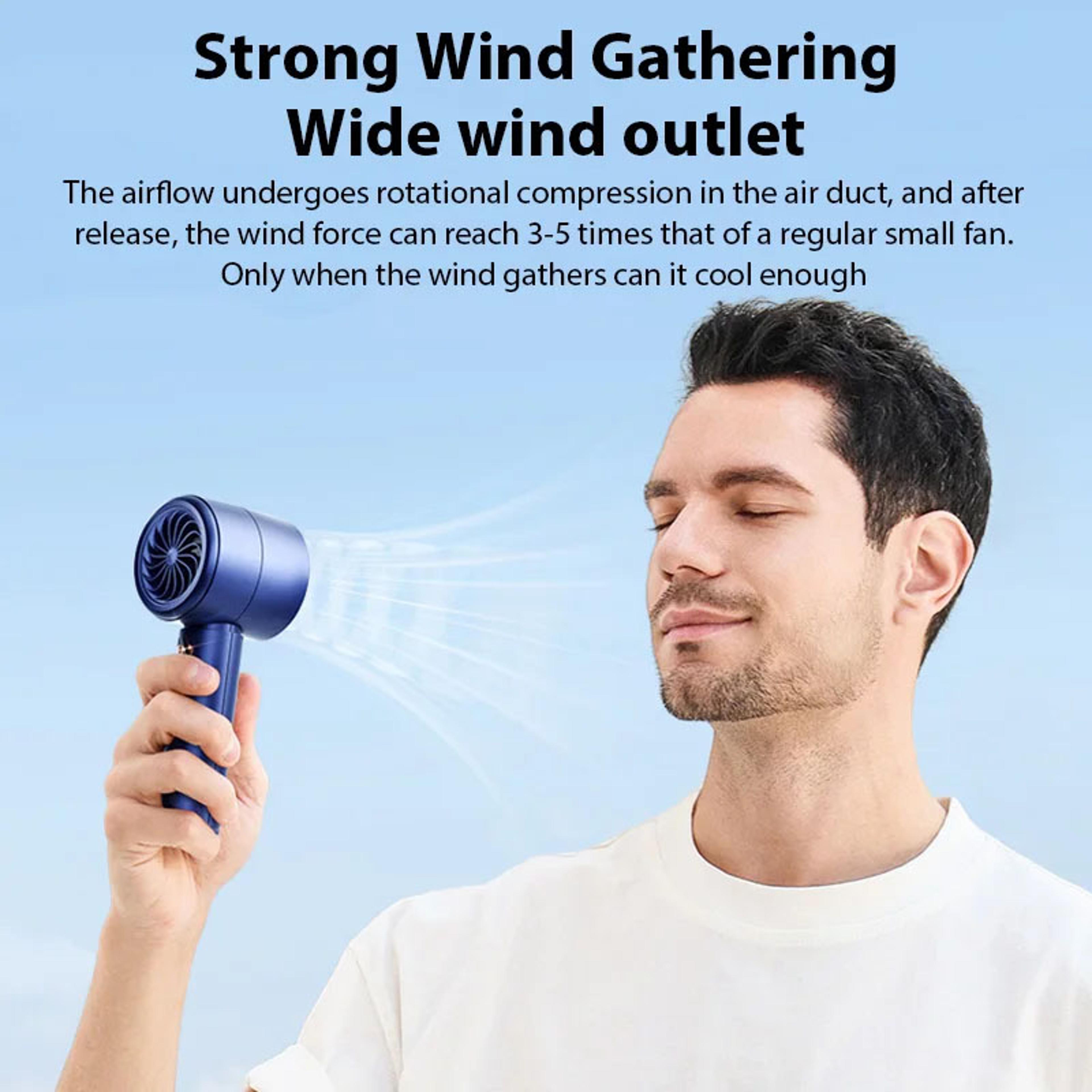 Speed Portable Turbo Handheld Fan With LED Display 3