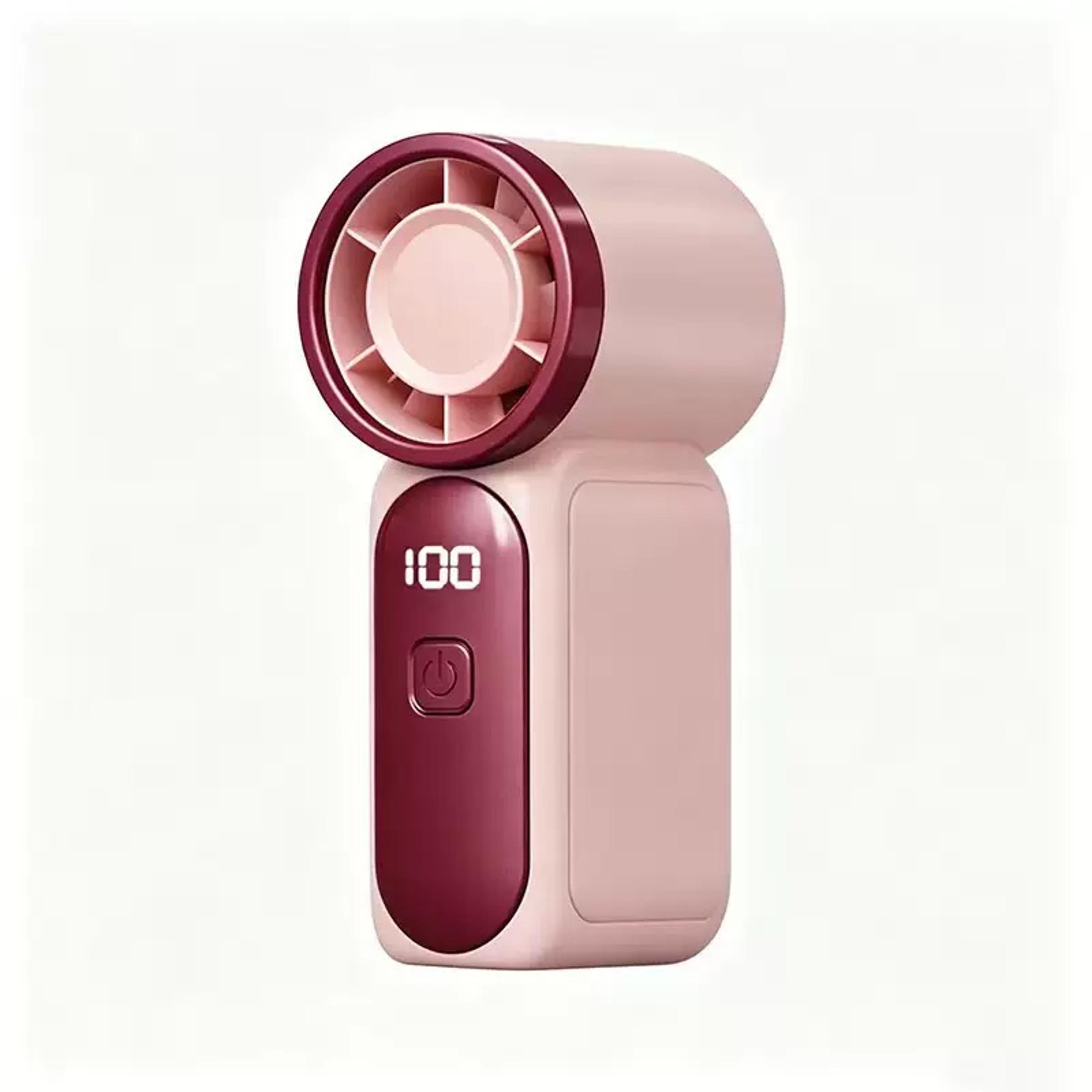 Speed Handheld Mini Fan Rechargeable Portable Fan With Digital Display 11