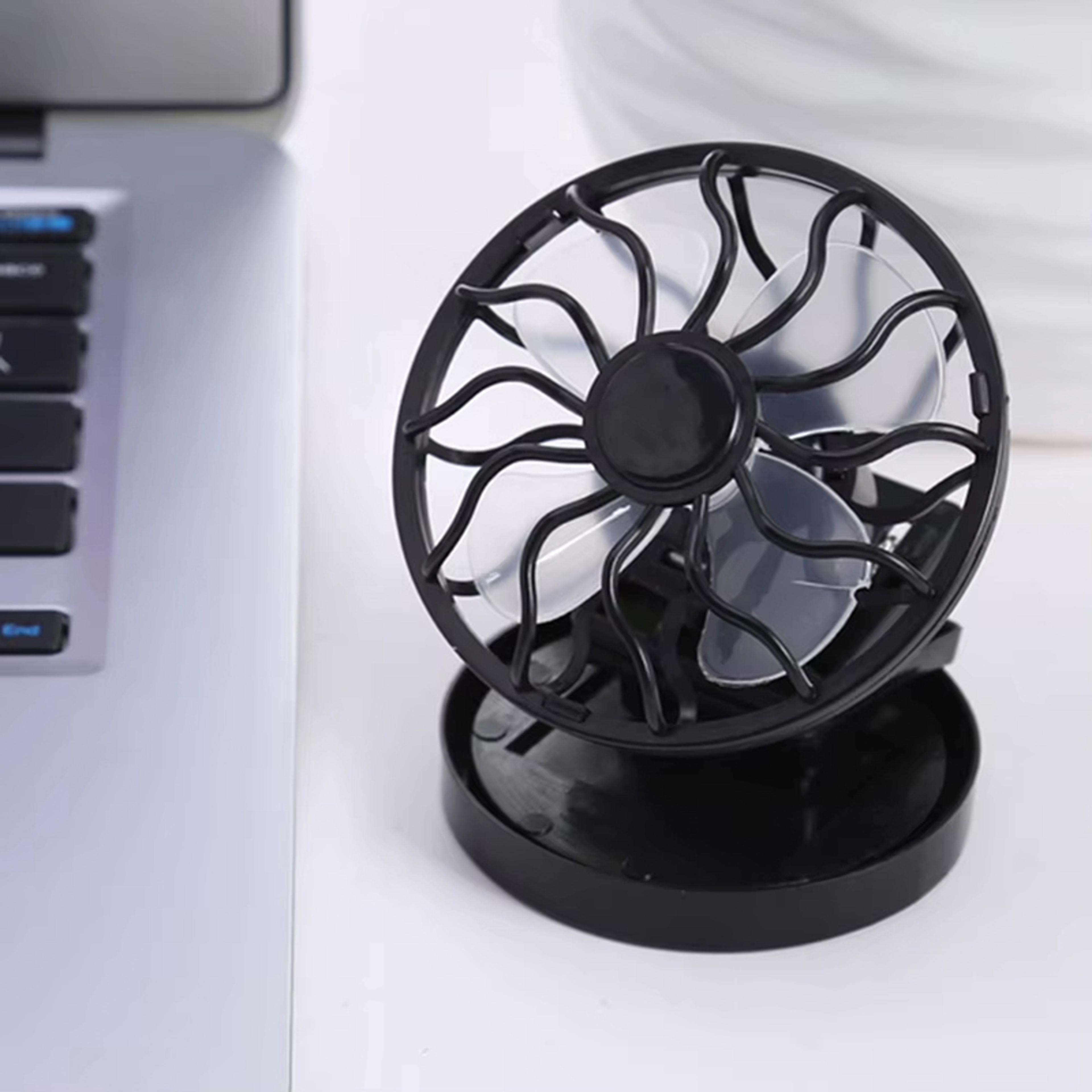 Portable Solar Clip Fan Rechargeable Hat Fan For Camping Hiking 3