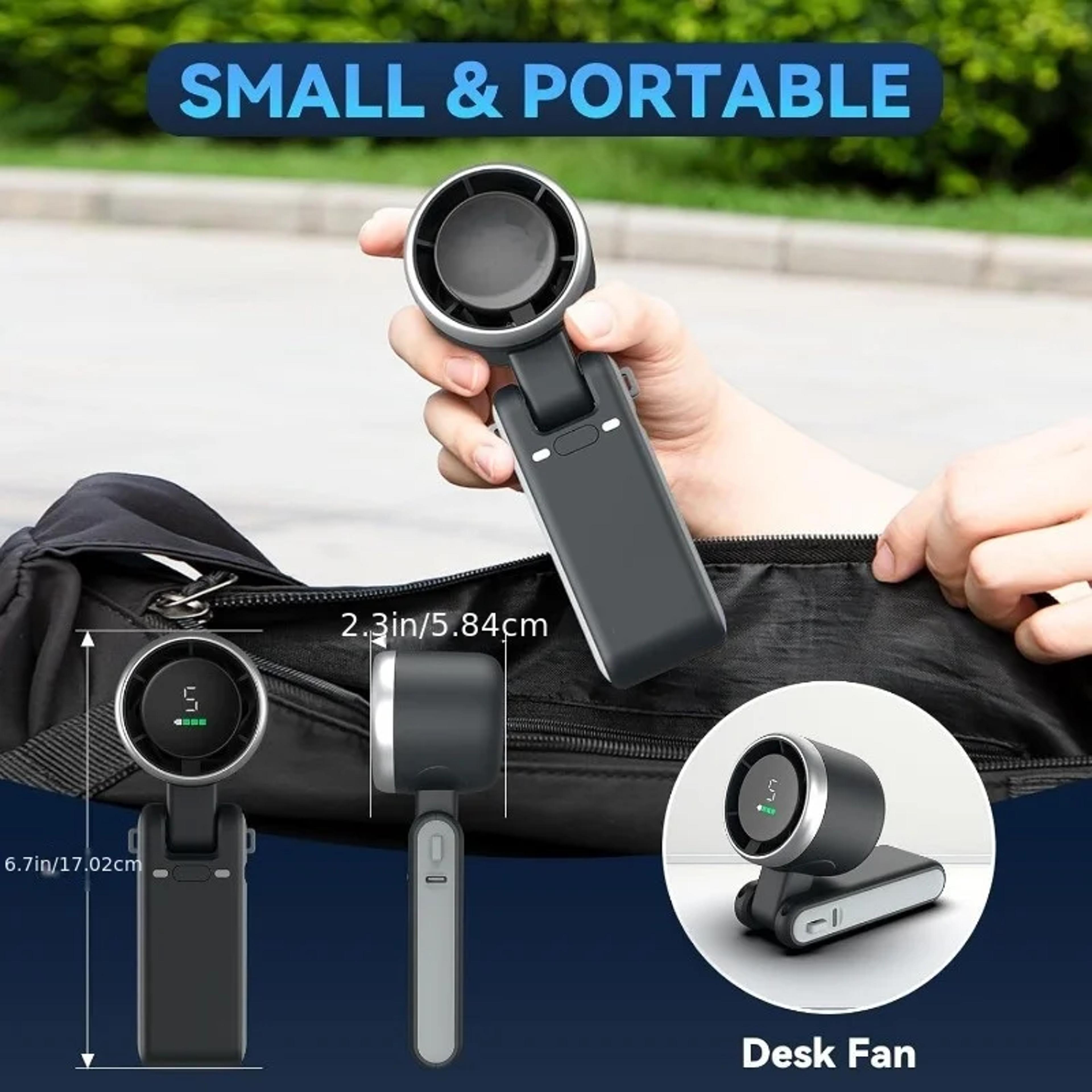 Rechargeable Portable Fan Speed Mini Camping Fan 3