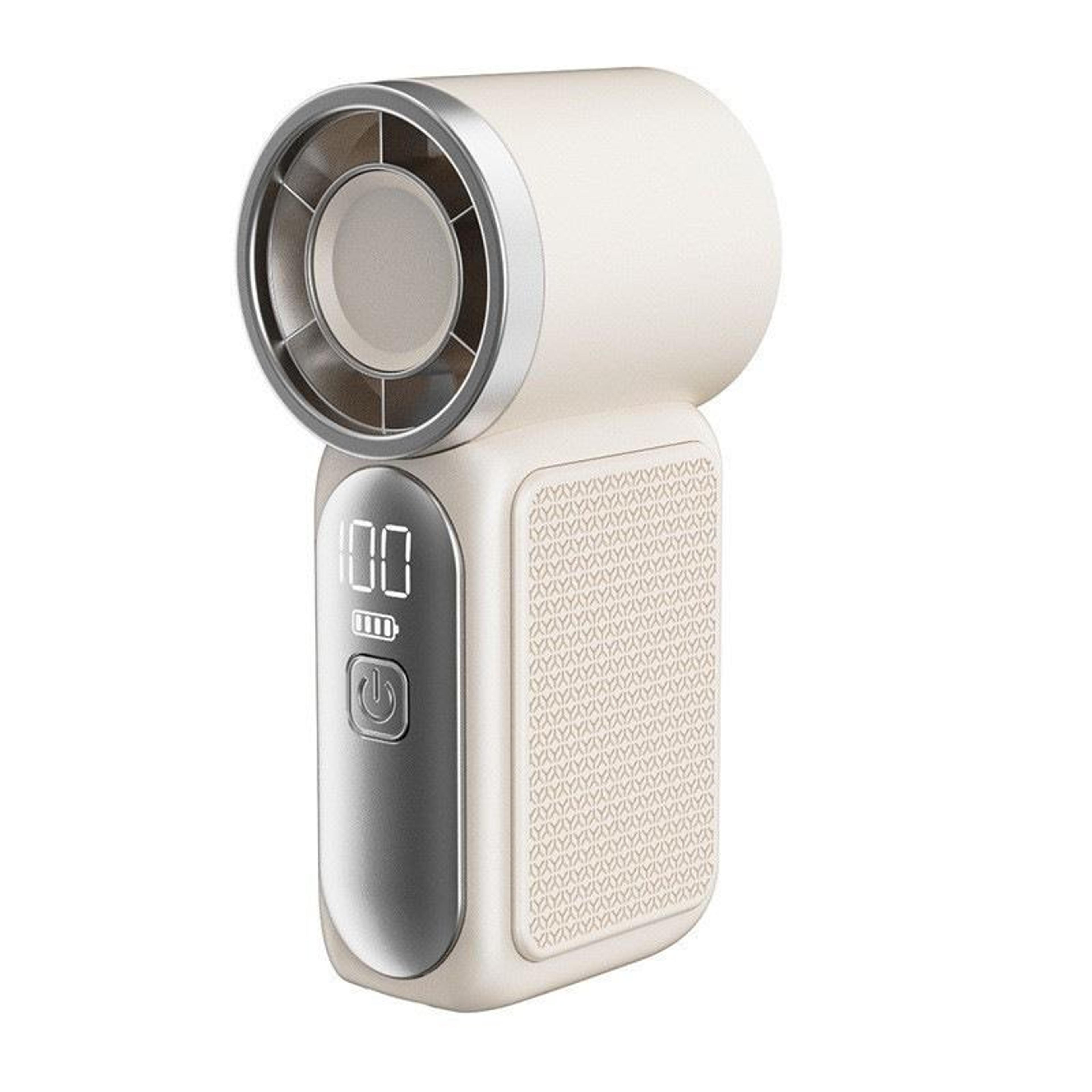 Mini Portable Handheld Fan With Digital Display And USB Rechargeable Battery 1