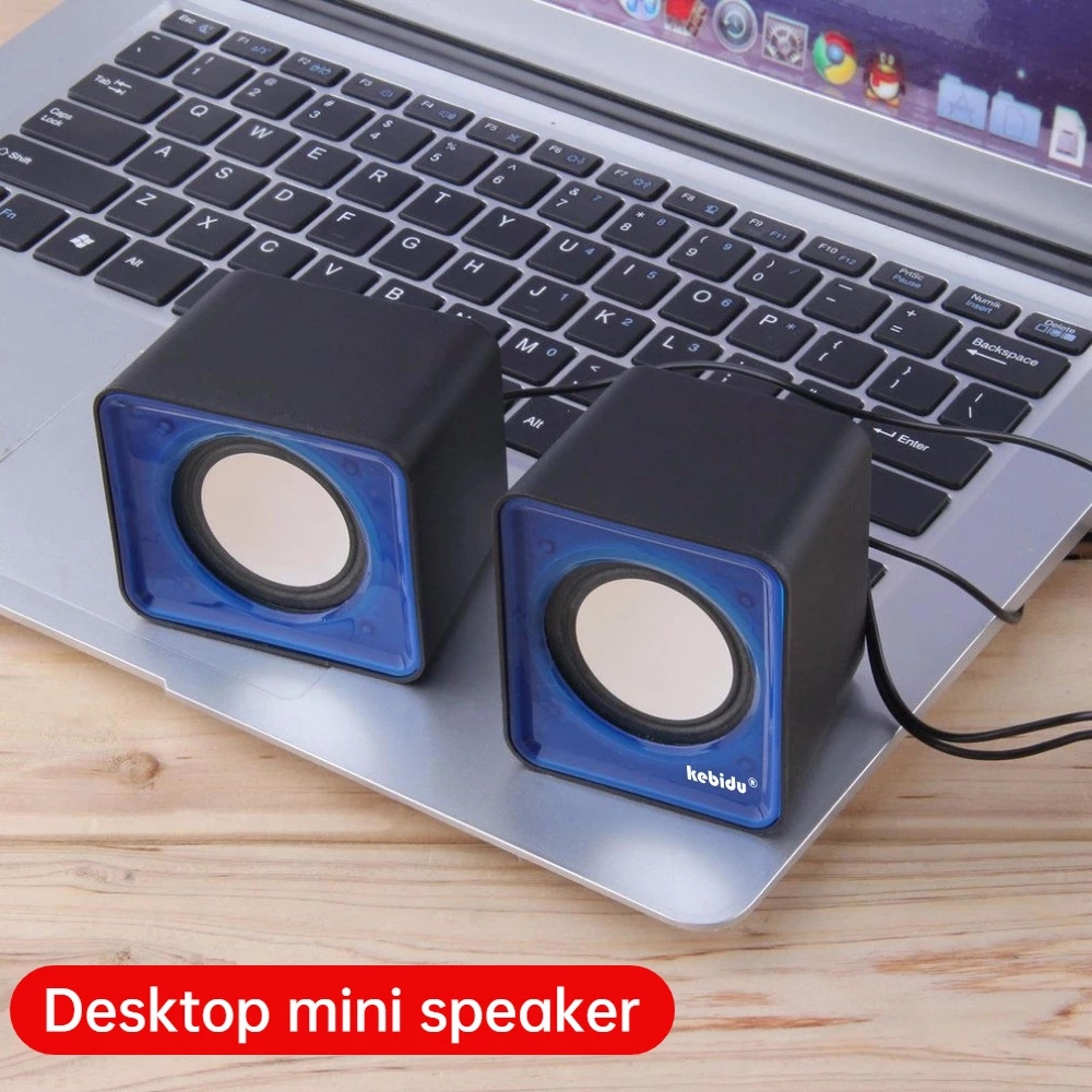 Compact USB Powered Computer Speakers For Laptop And Desktop 3