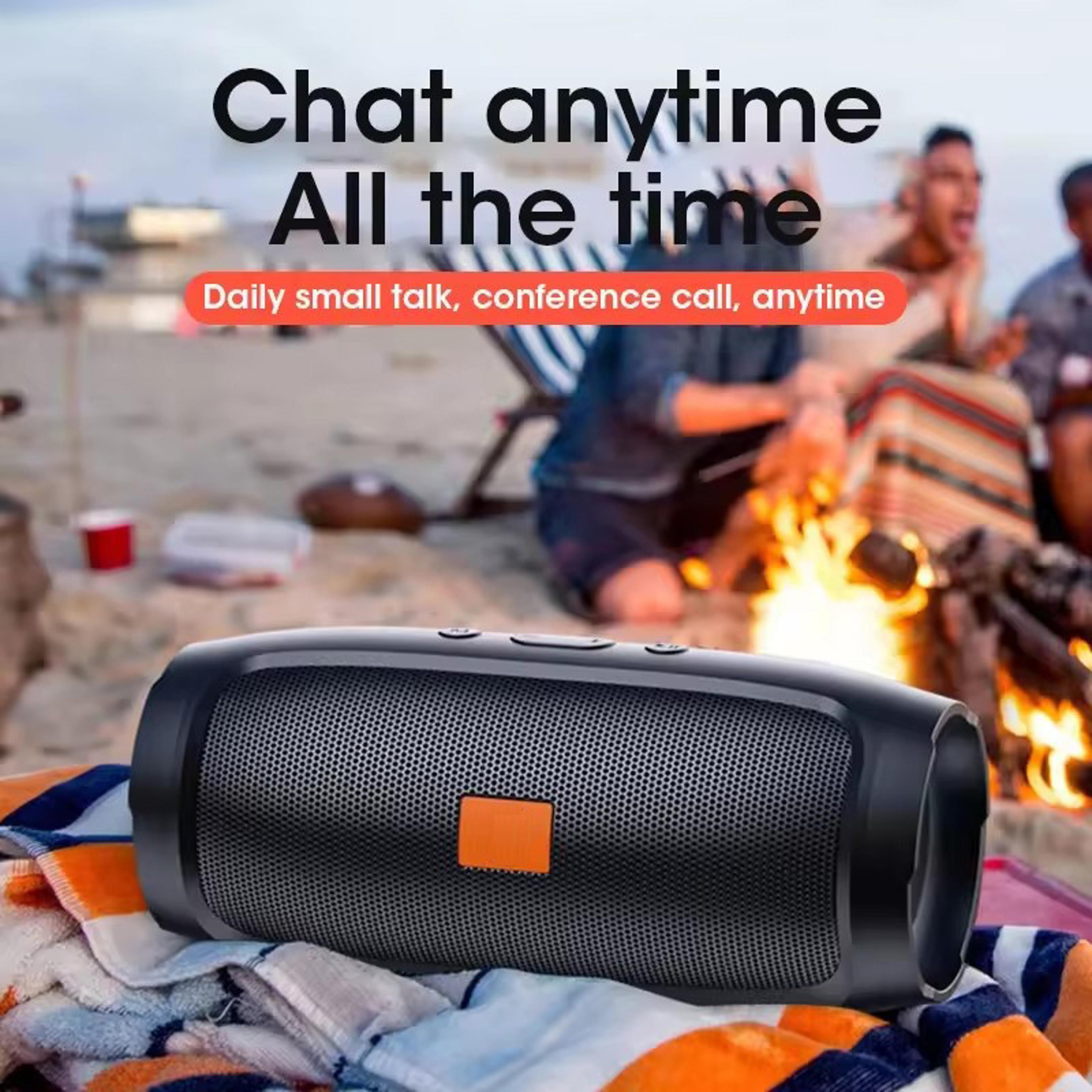 Portable Waterproof Bluetooth Speaker With Bass FM Radio And TF Card 4