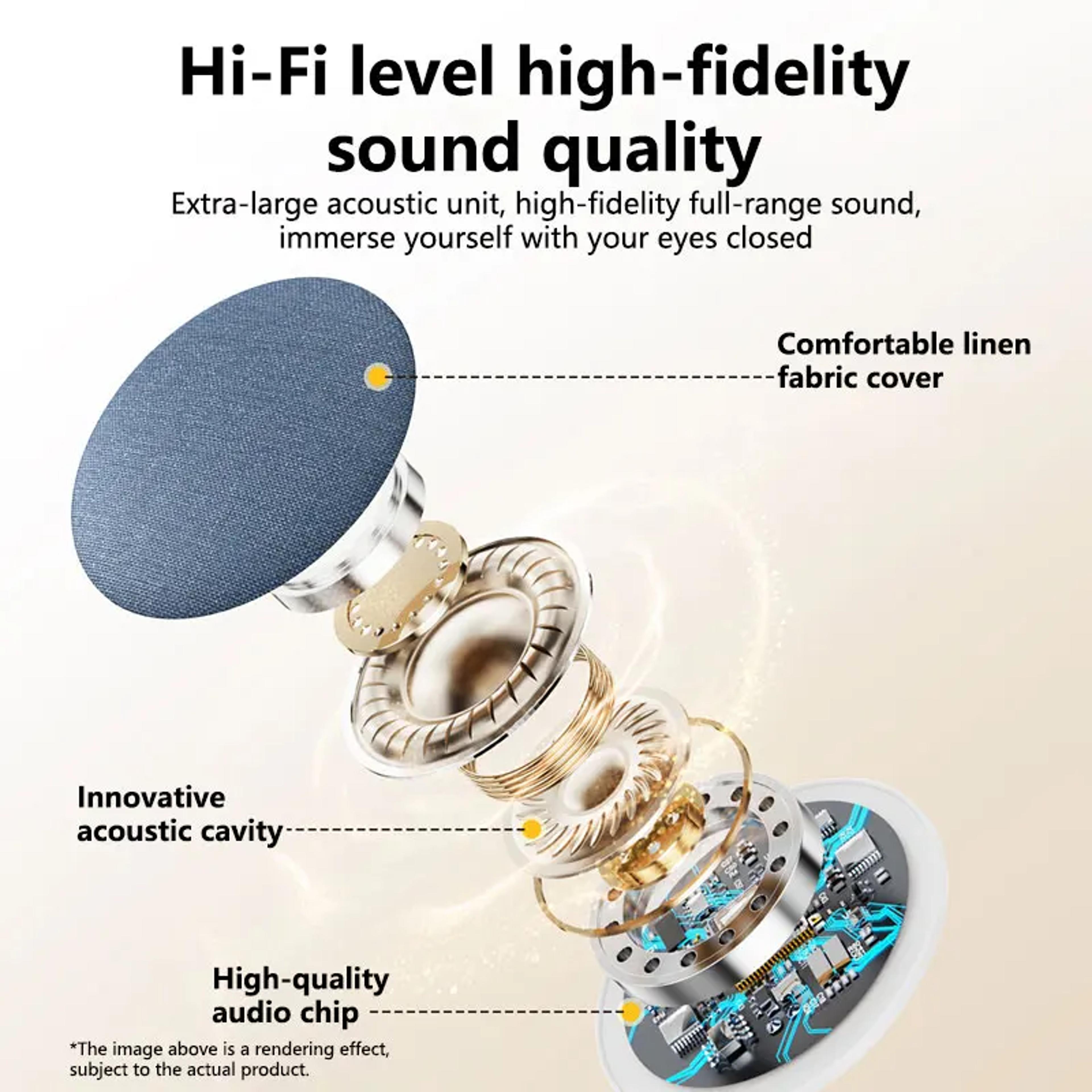 Bluetooth Under Pillow Sleep Speaker HiFi Wireless Bedside Audio Player 6