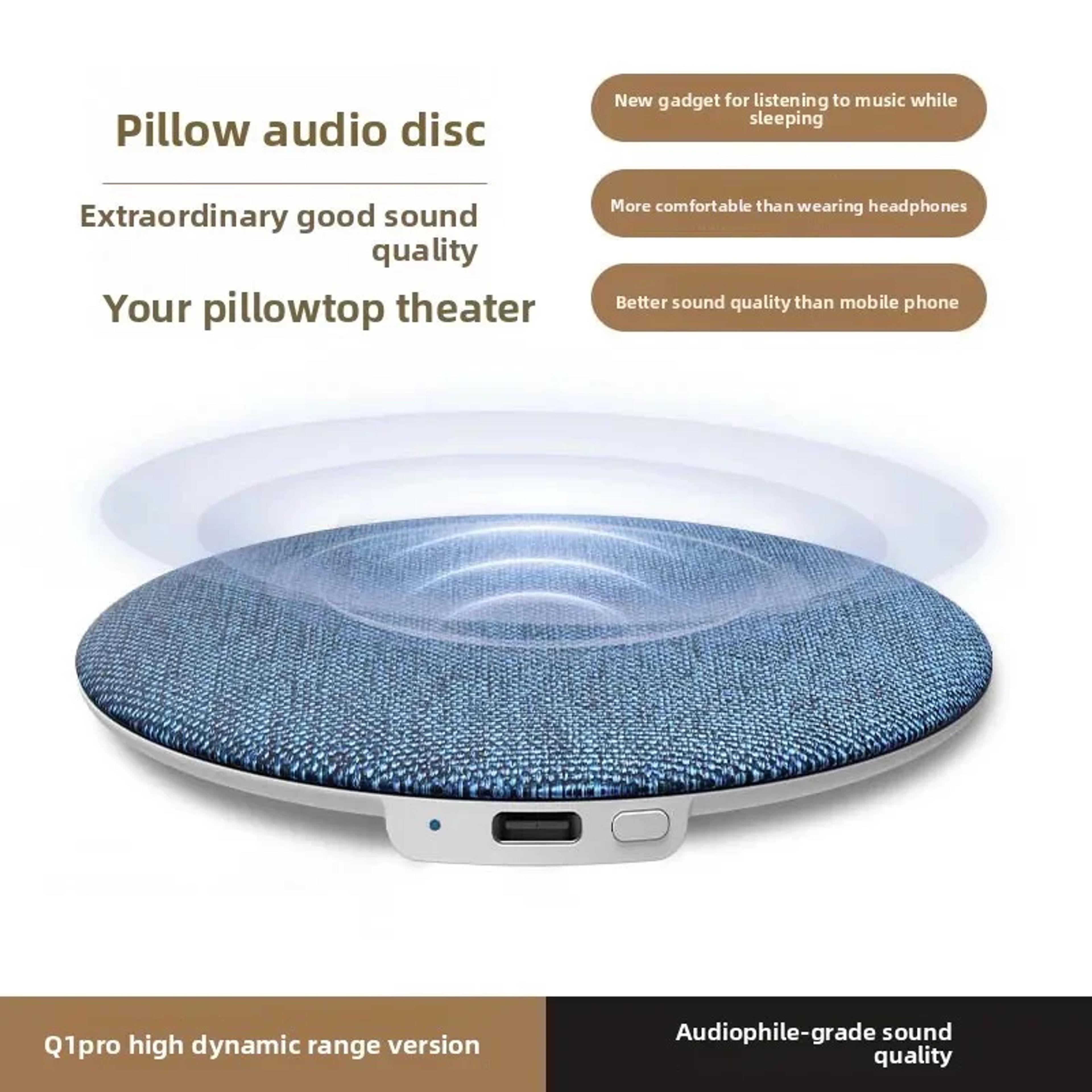 Bluetooth Under Pillow Sleep Speaker HiFi Wireless Bedside Audio Player 7
