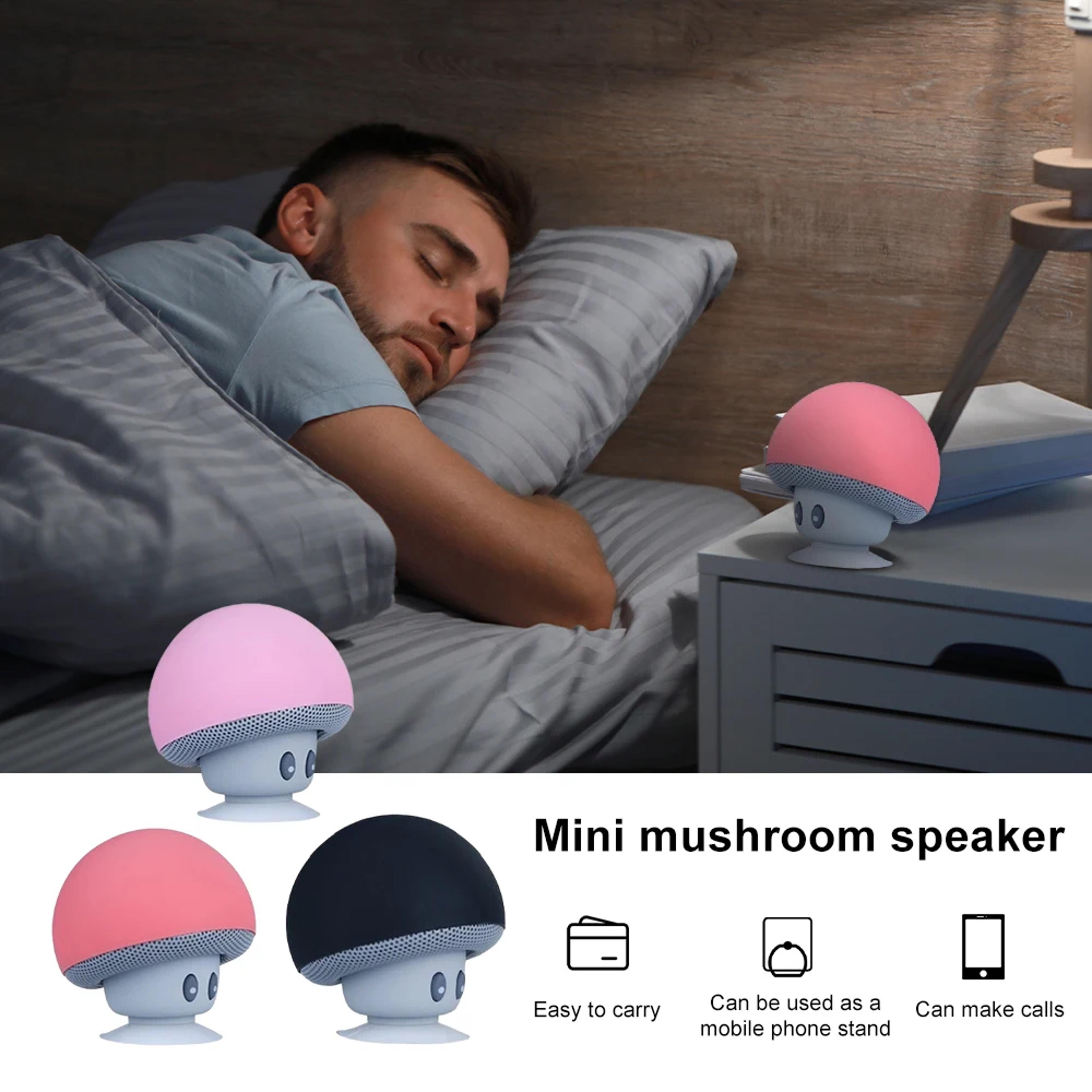 Mini Mushroom Bluetooth Speaker Portable Wireless Suction Cup Phone Speaker 5