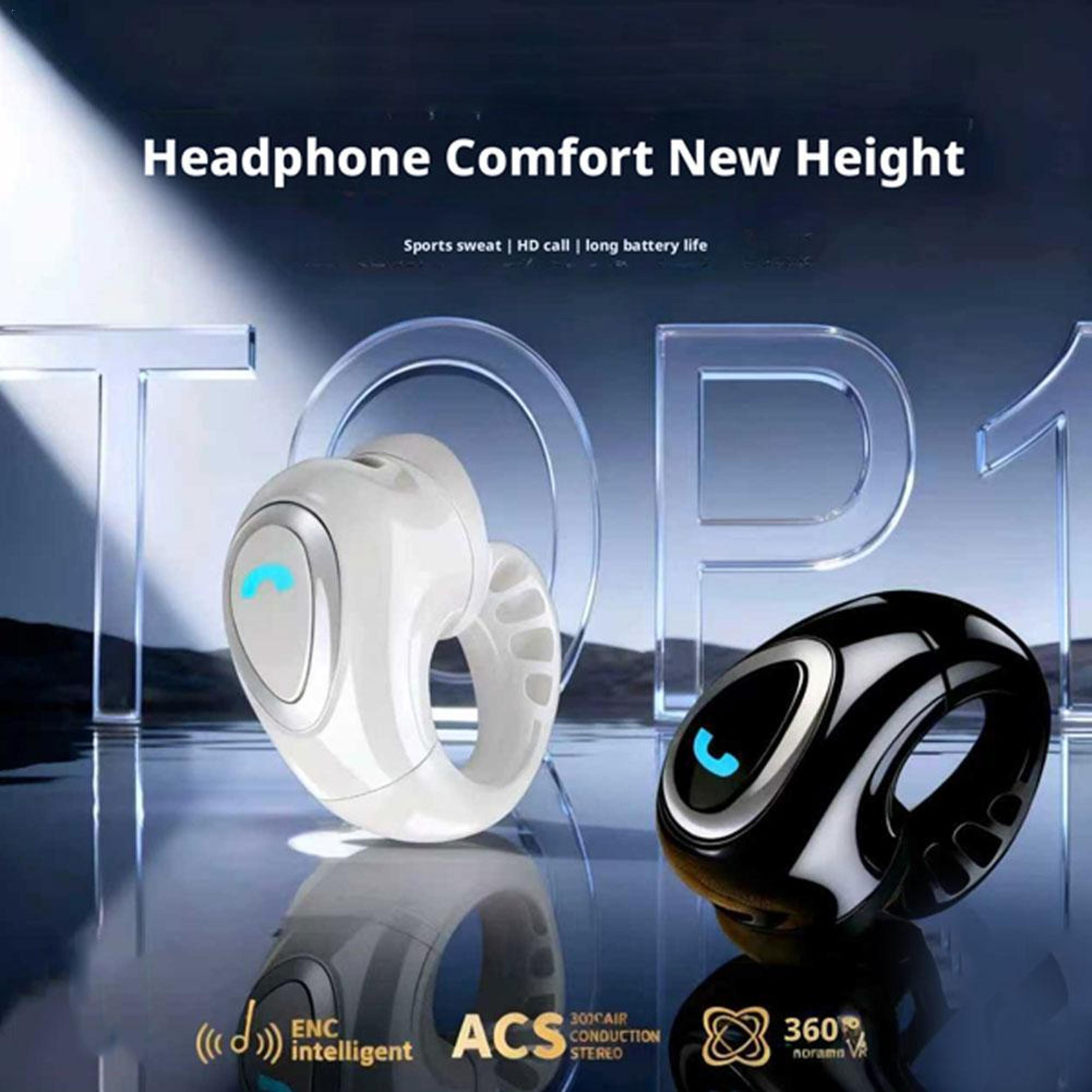 Mini Open Ear Bluetooth Earbud Clip On Headphone For Sports And Hands Free Calls 4