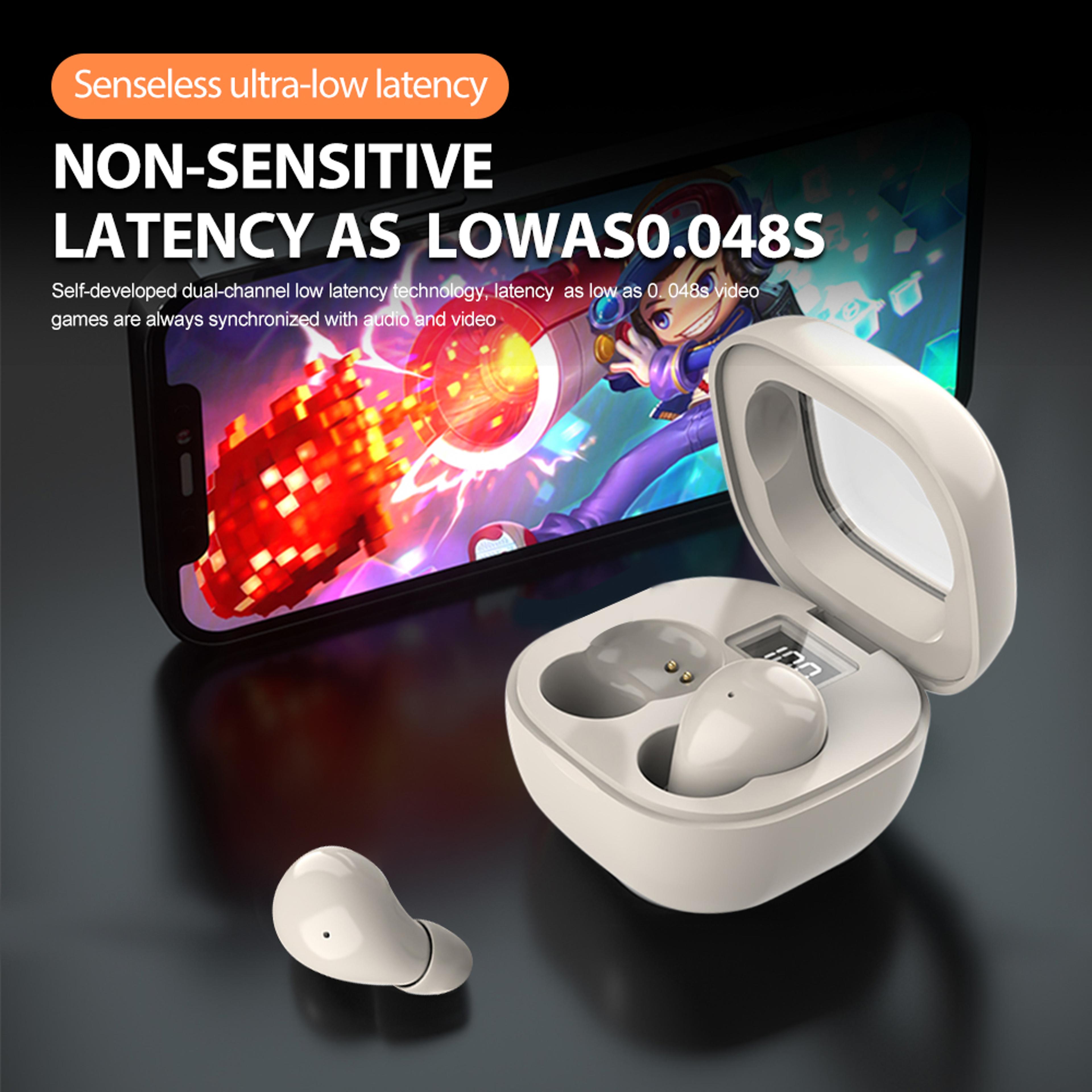 Mini Invisible Sleep Earbuds Wireless Bluetooth HiFi Headphones 5