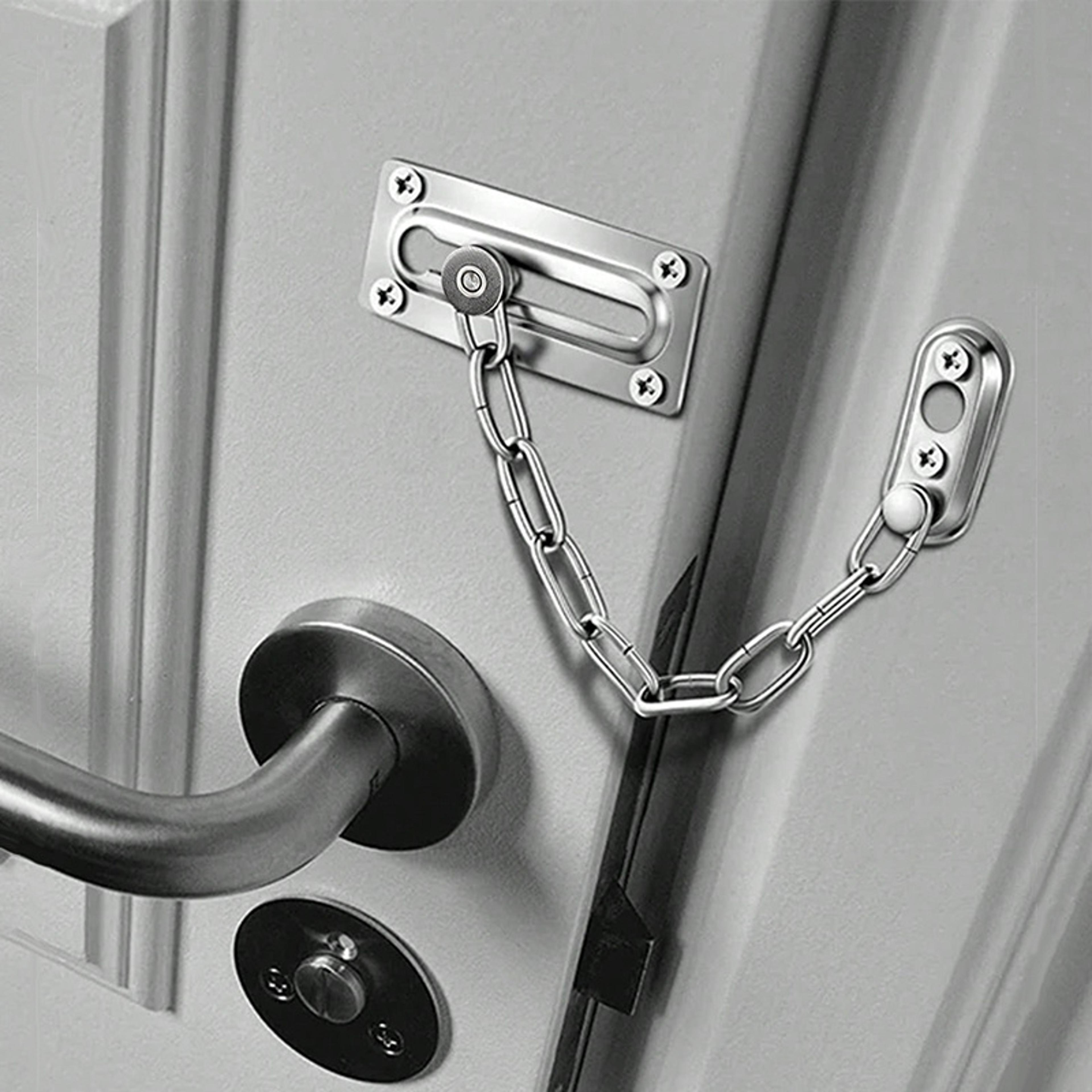 Stainless Steel Security Door Chain Lock Guard For Home And Office 2
