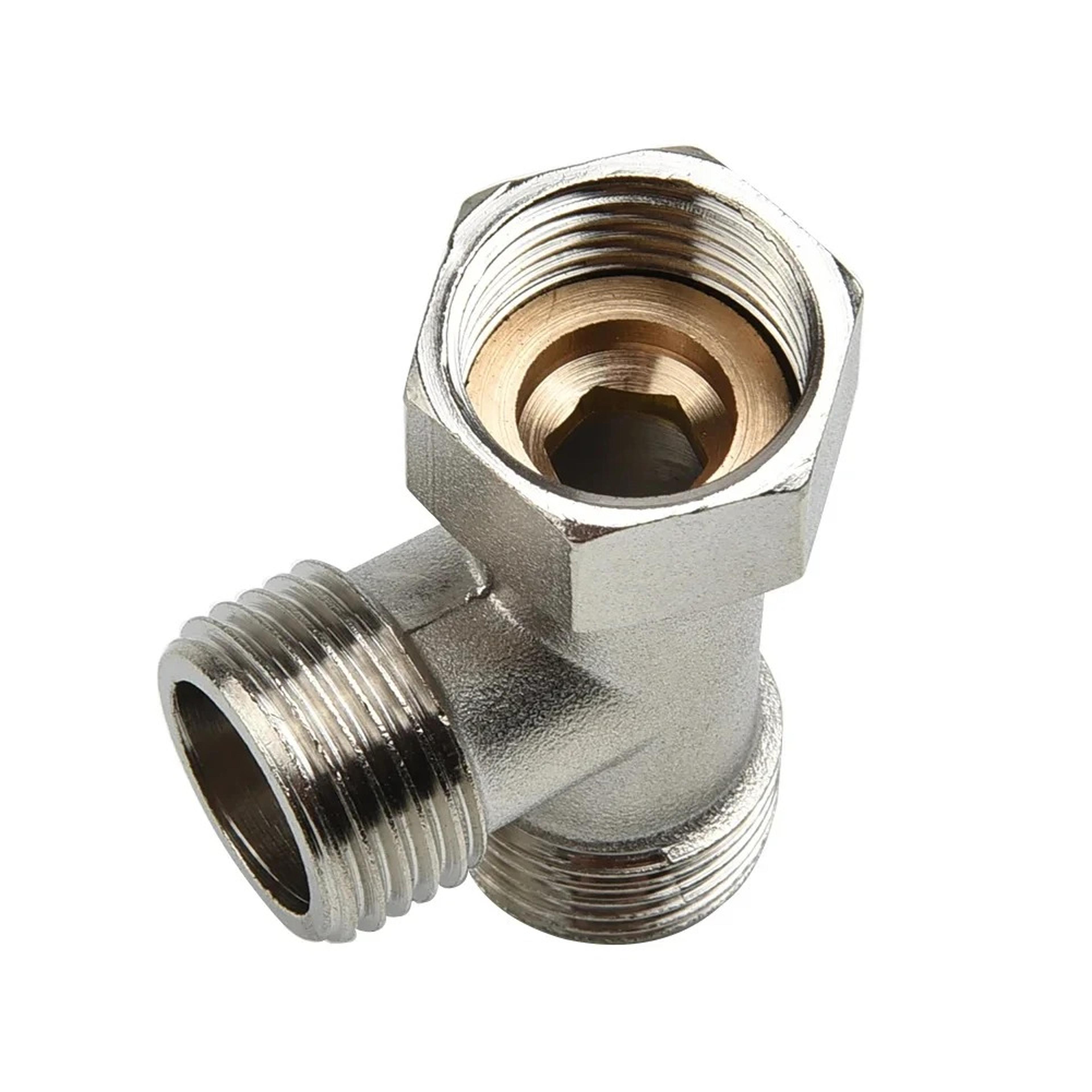 Stainless Steel Way Shower Diverter Valve T Adapter Water Splitter 1