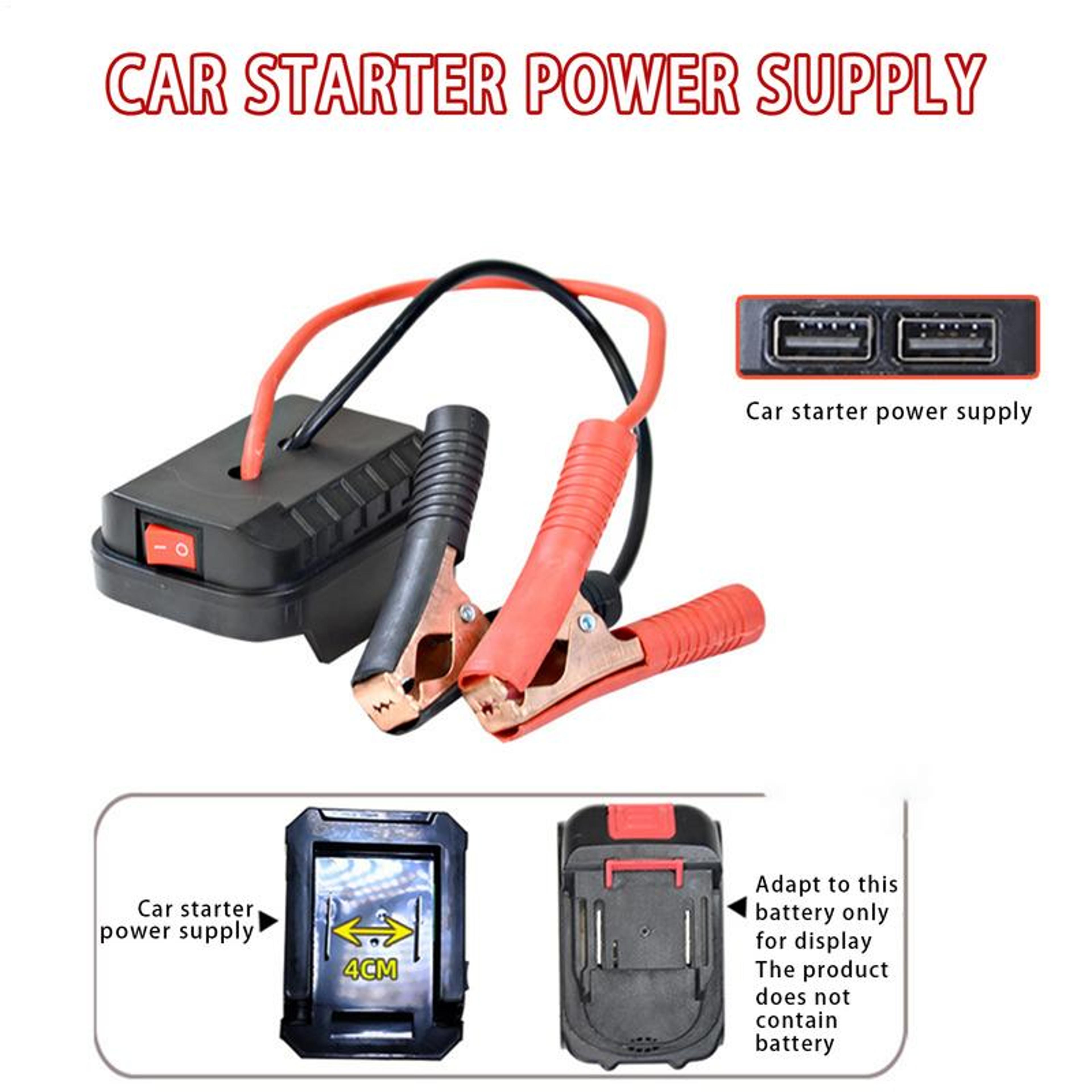 Portable Car Battery Jump Starter Compact Lithium Jump Box Emergency Power Pack 4
