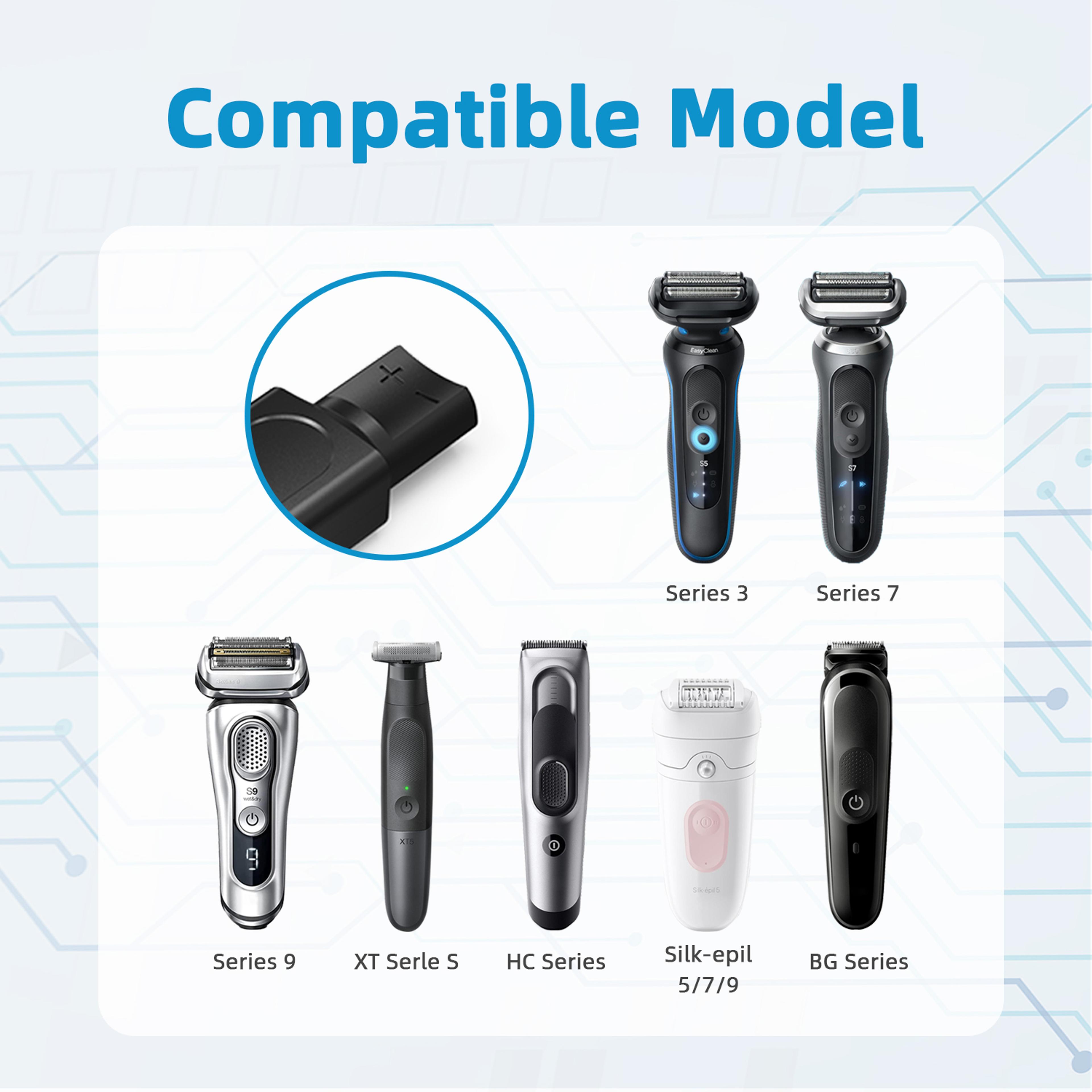 USB C Shaver Adapter For Braun Series With Charging Indicator 1