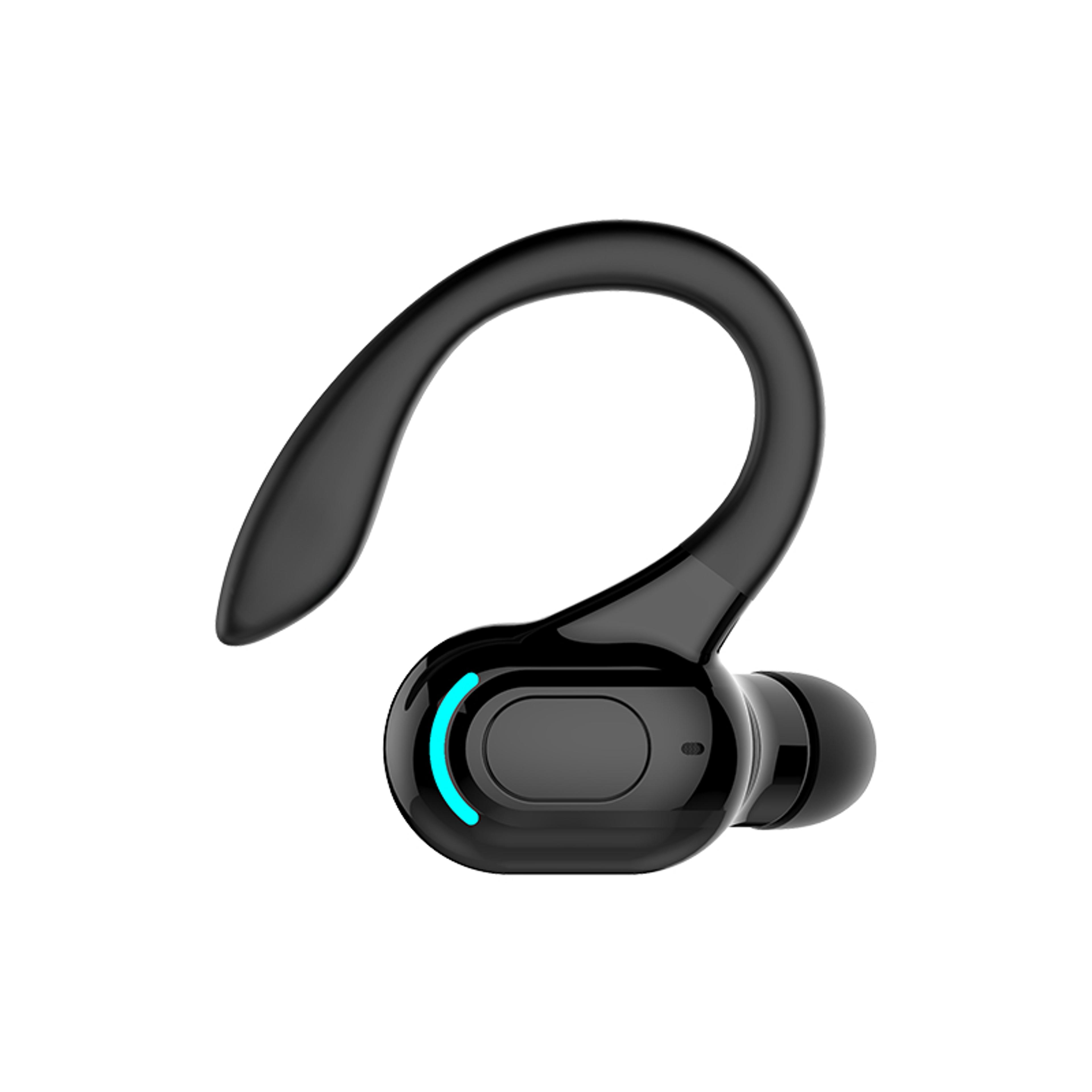 Mini Bluetooth Ear Hook Earphone With Mic Waterproof HiFi Headset 3