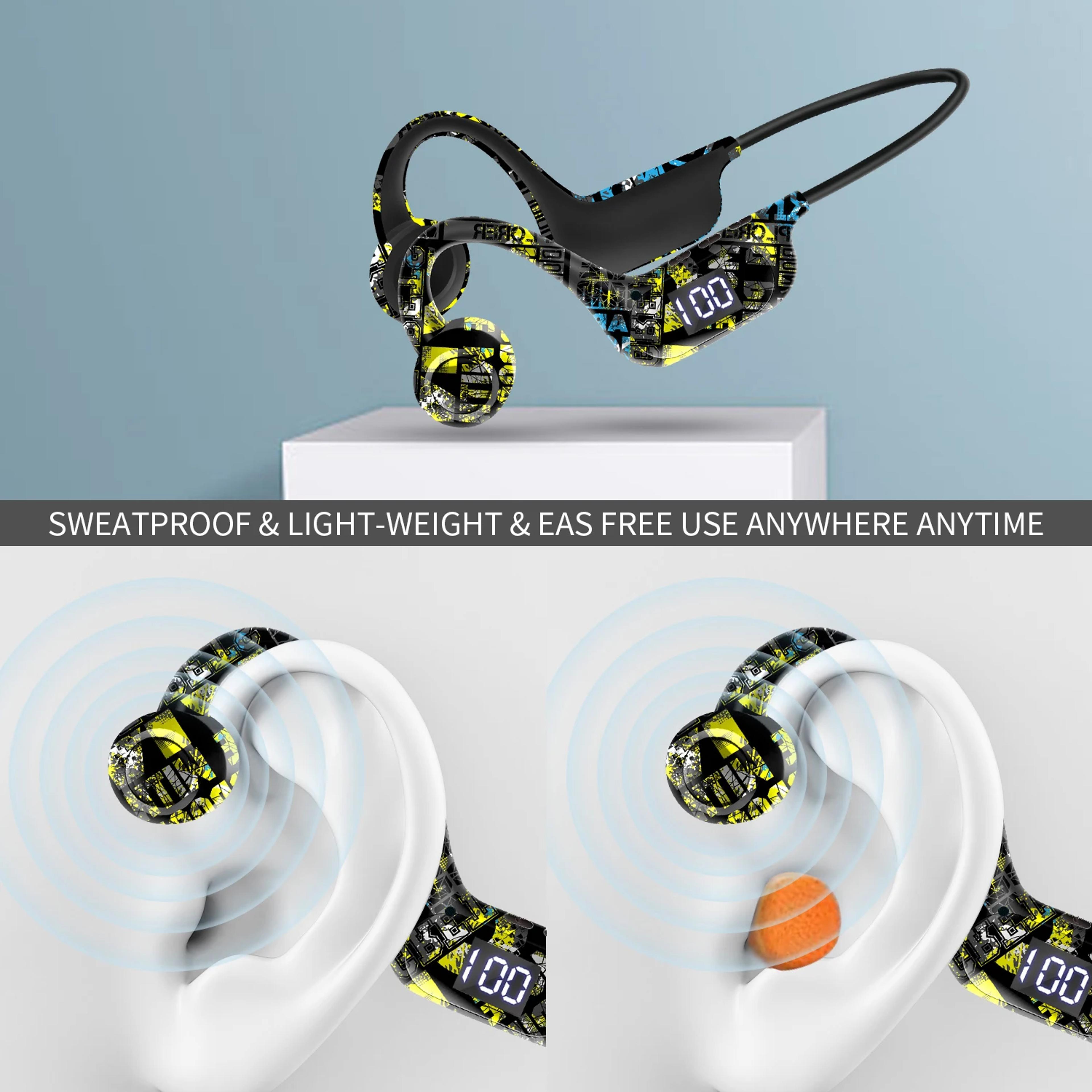 Open Ear Bone Conduction Bluetooth Headphones With TF Card Type C Playback And Mic 4