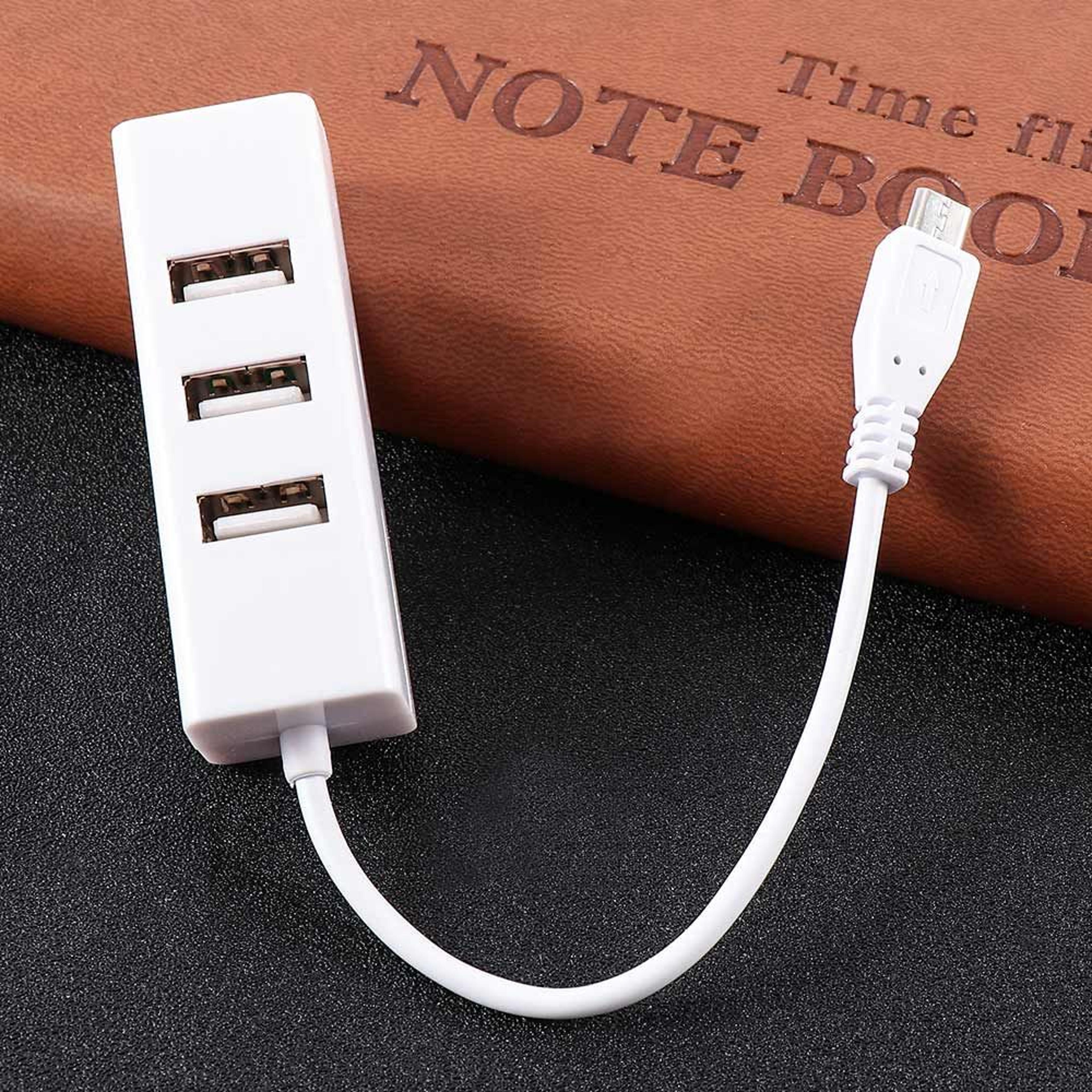 Zero Micro USB OTG Hub USB Expansion Adapter With Power Switch 4