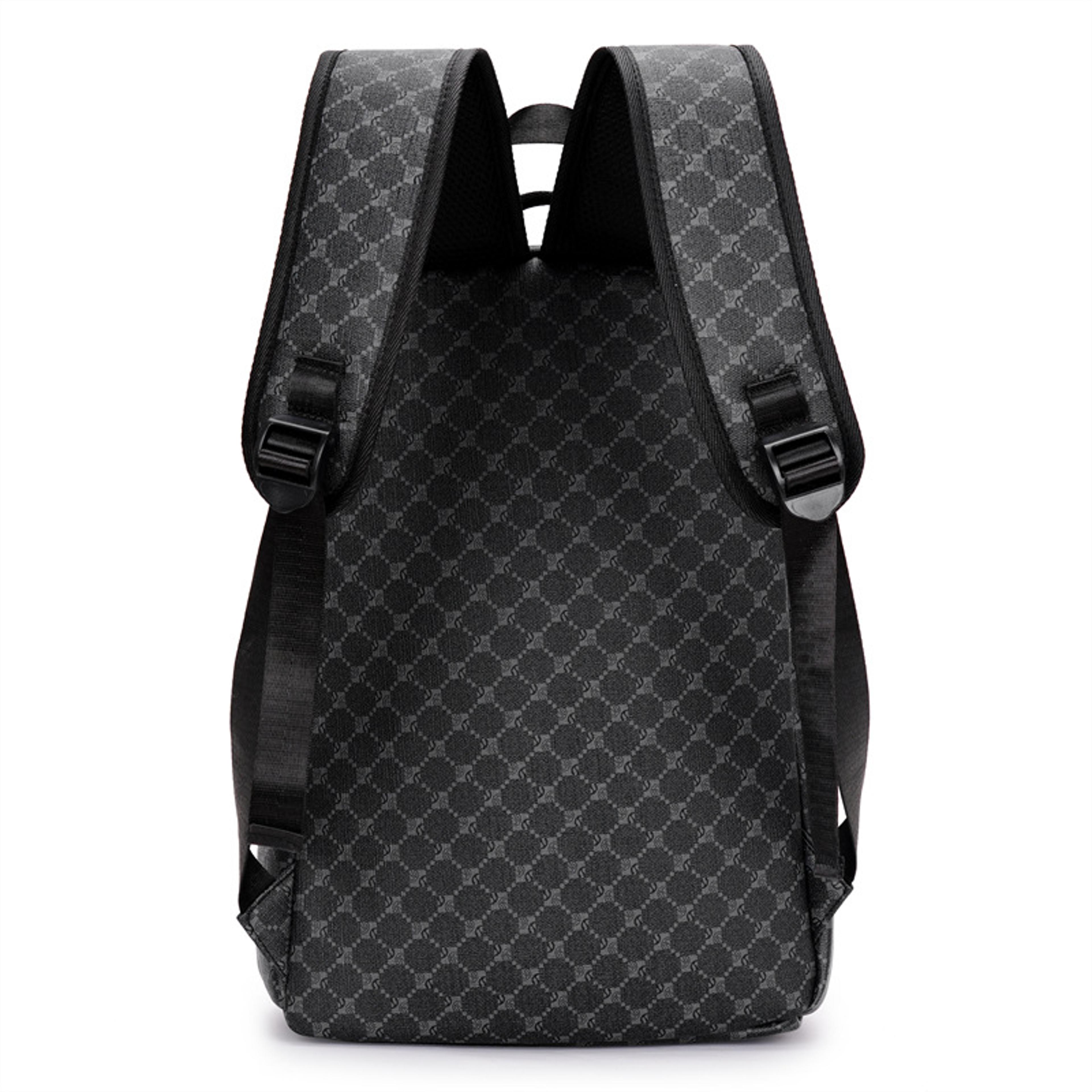 Men Plaid Laptop Backpack College School Travel Rucksack 3