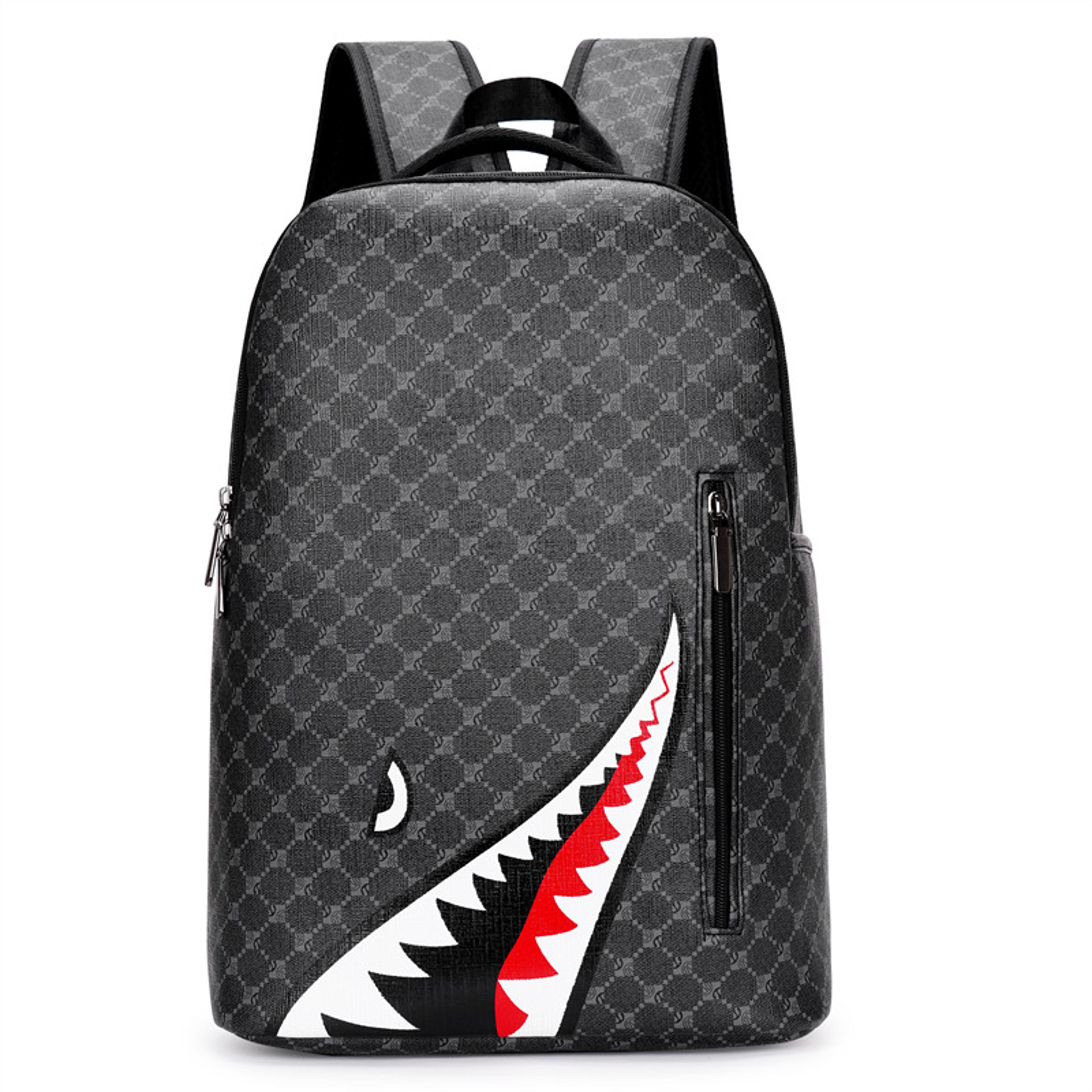 Men Plaid Laptop Backpack College School Travel Rucksack 4