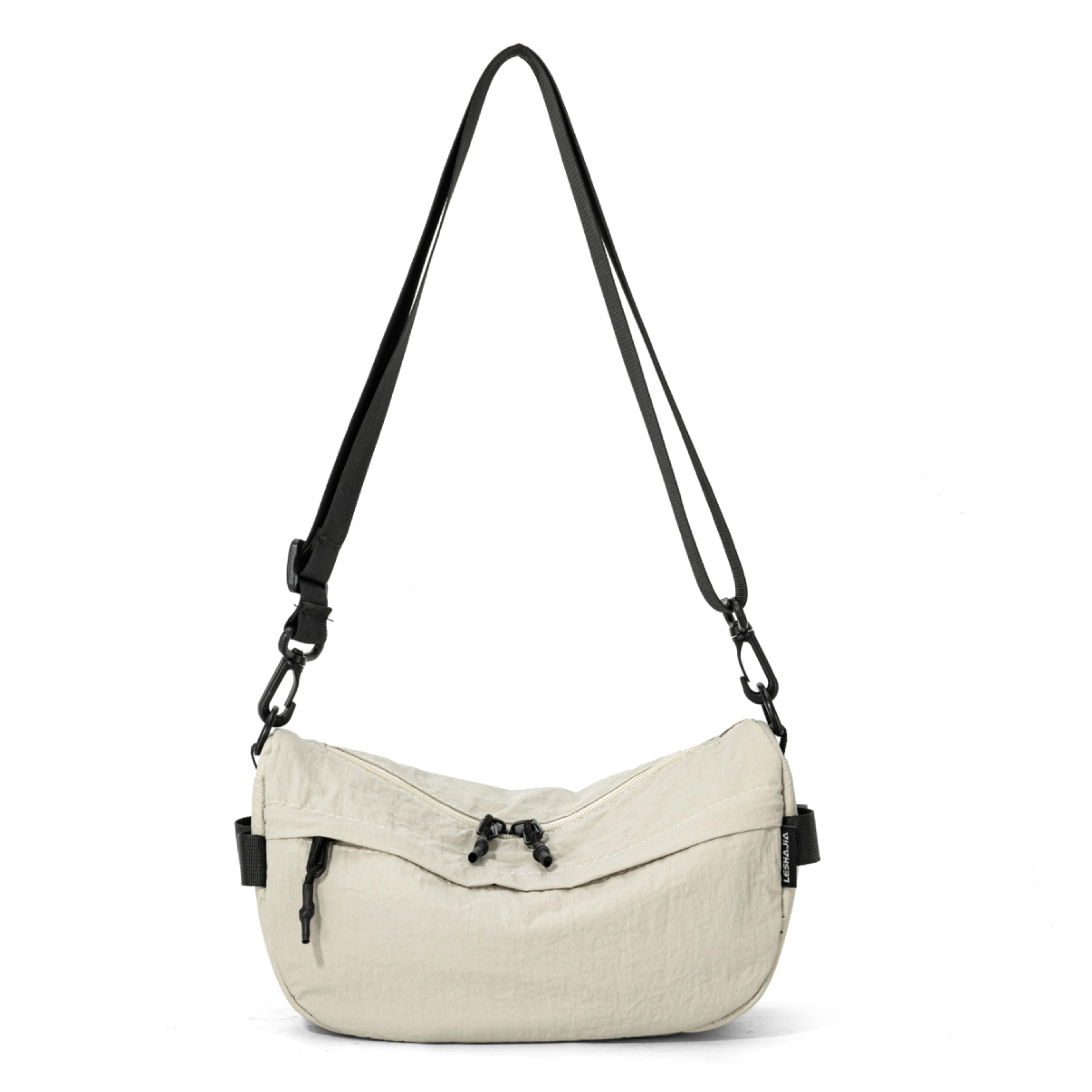 Waterproof Nylon Crossbody Bag Lightweight Multi Pocket Phone Bag For Travel And Hiking 7