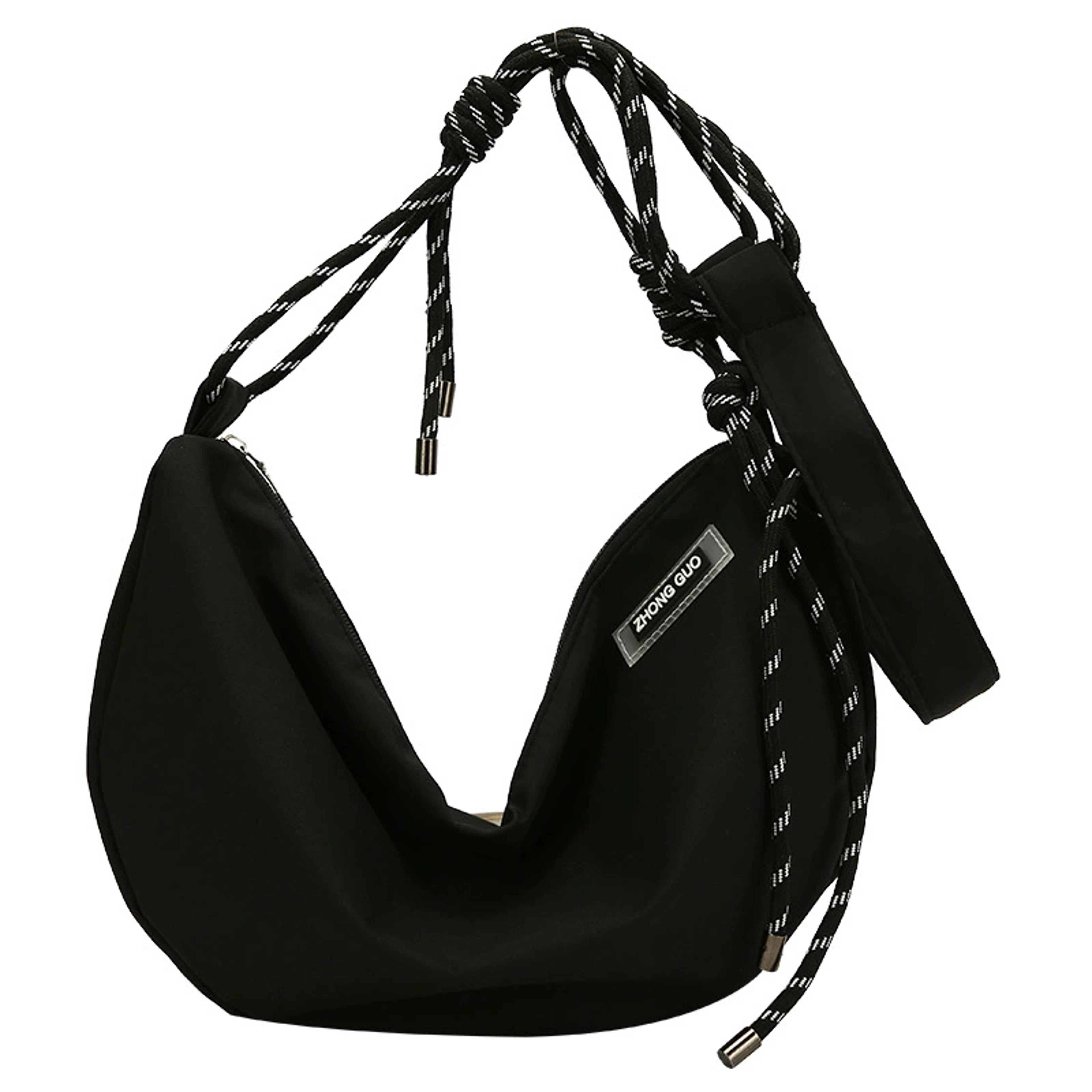 Vintage Nylon Shoulder Bag Women Large Capacity Casual Crossbody Handbag 6