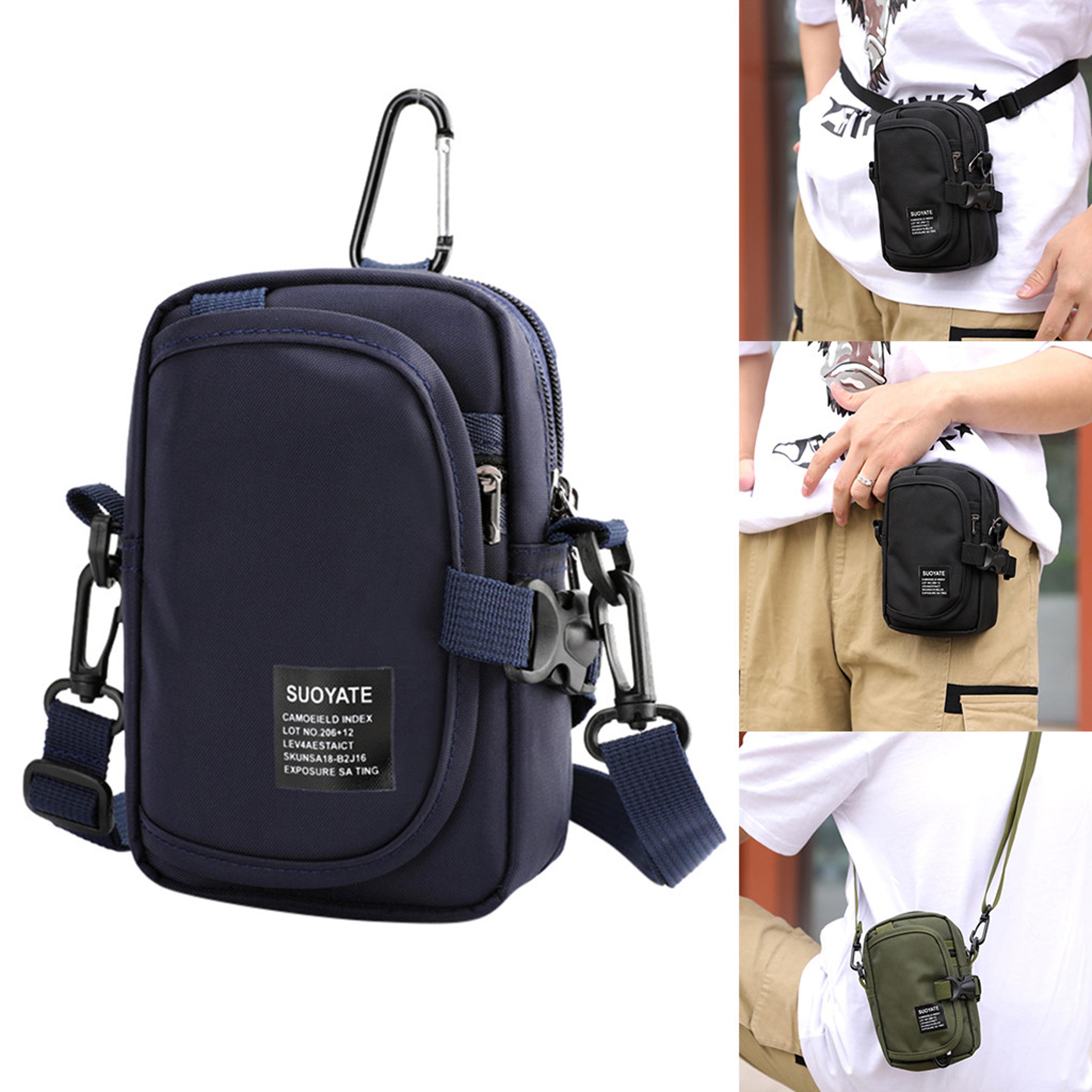 Waterproof Tactical Fanny Pack Mens Travel Waist Bag Outdoor Chest Sling Phone Pouch 6
