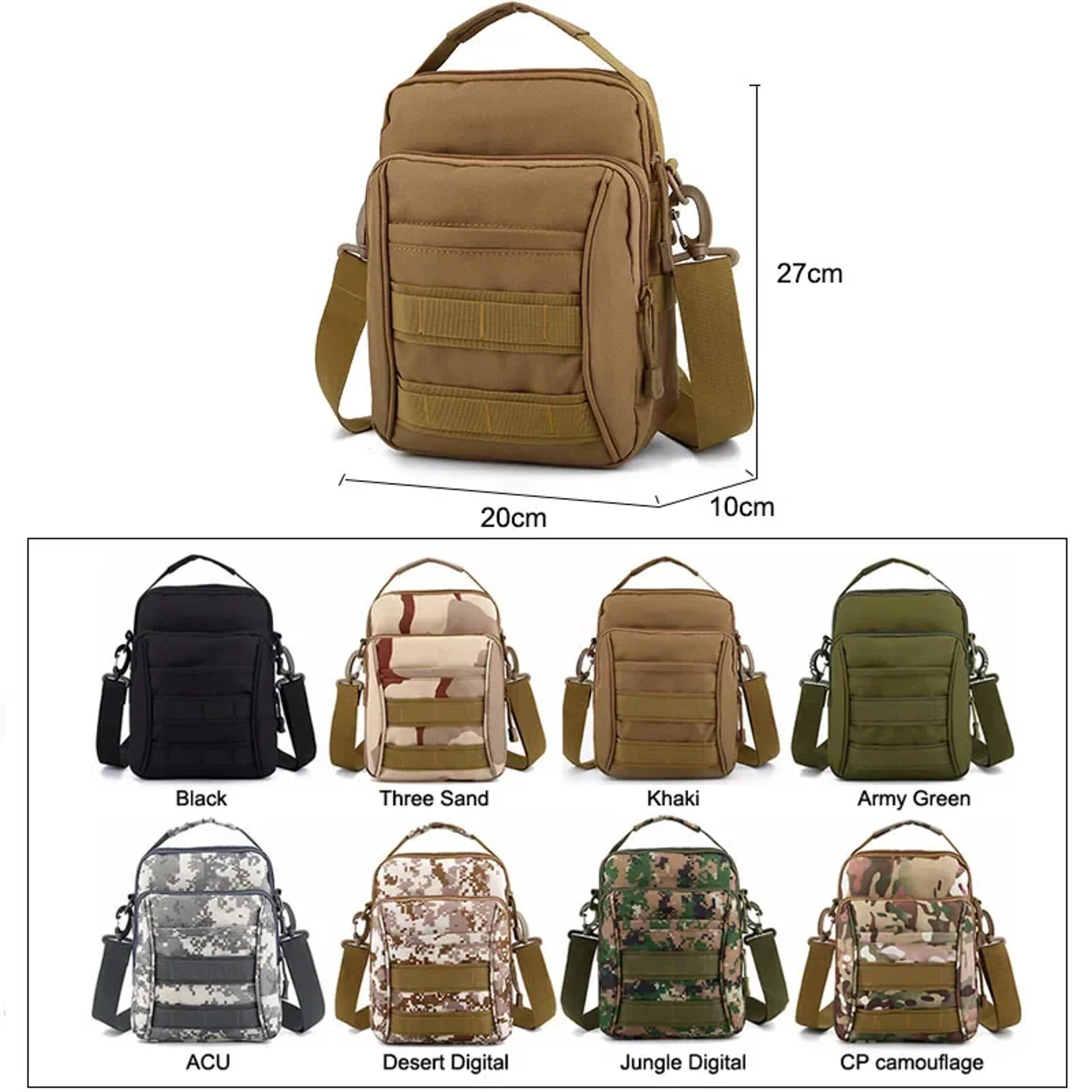 Waterproof Outdoor Chest Sling Bag Multifunctional Crossbody Messenger Pack For Travel Hiking 9