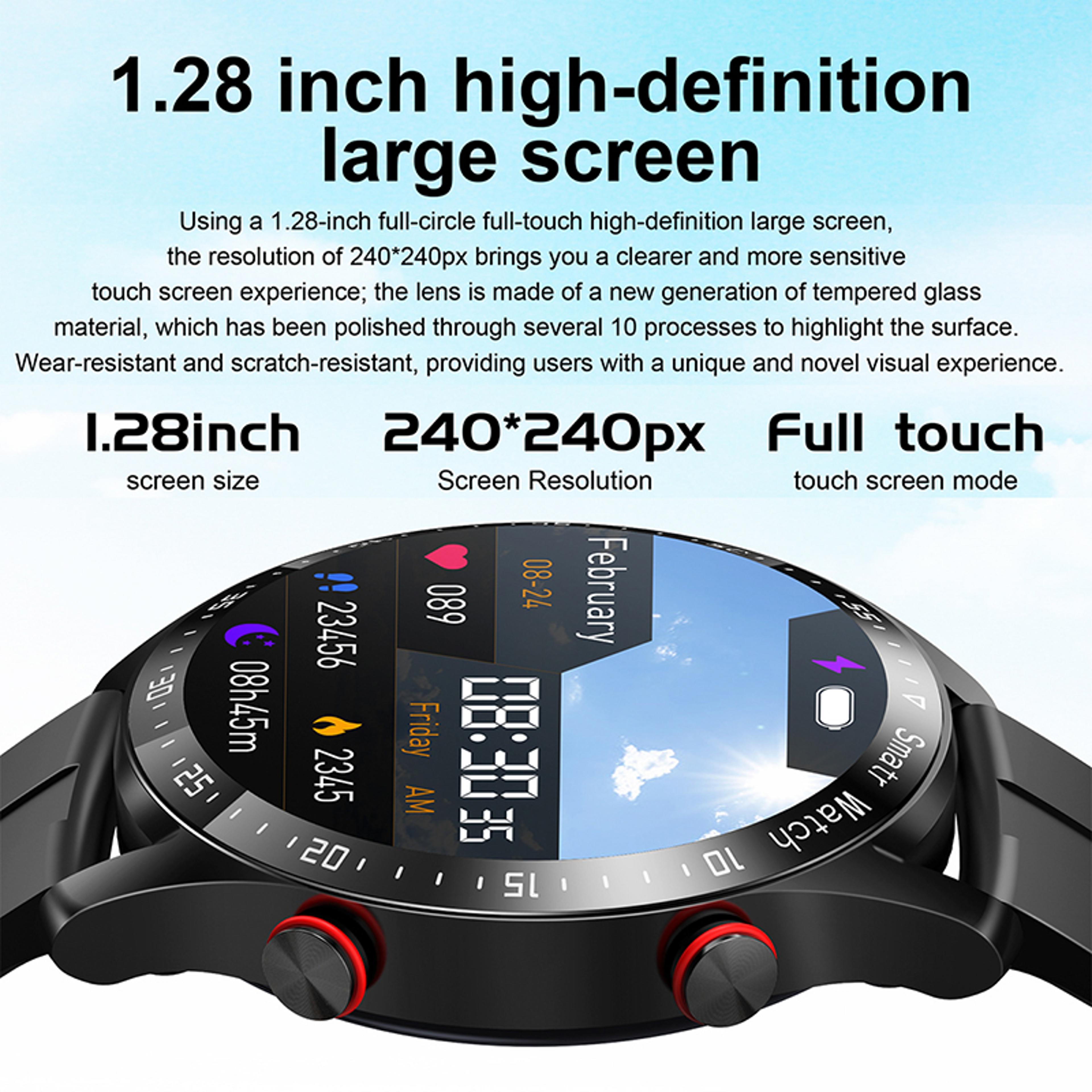 Bluetooth Call Smart Watch For Men With Fitness Tracking Waterproof Sports Smartwatch 6