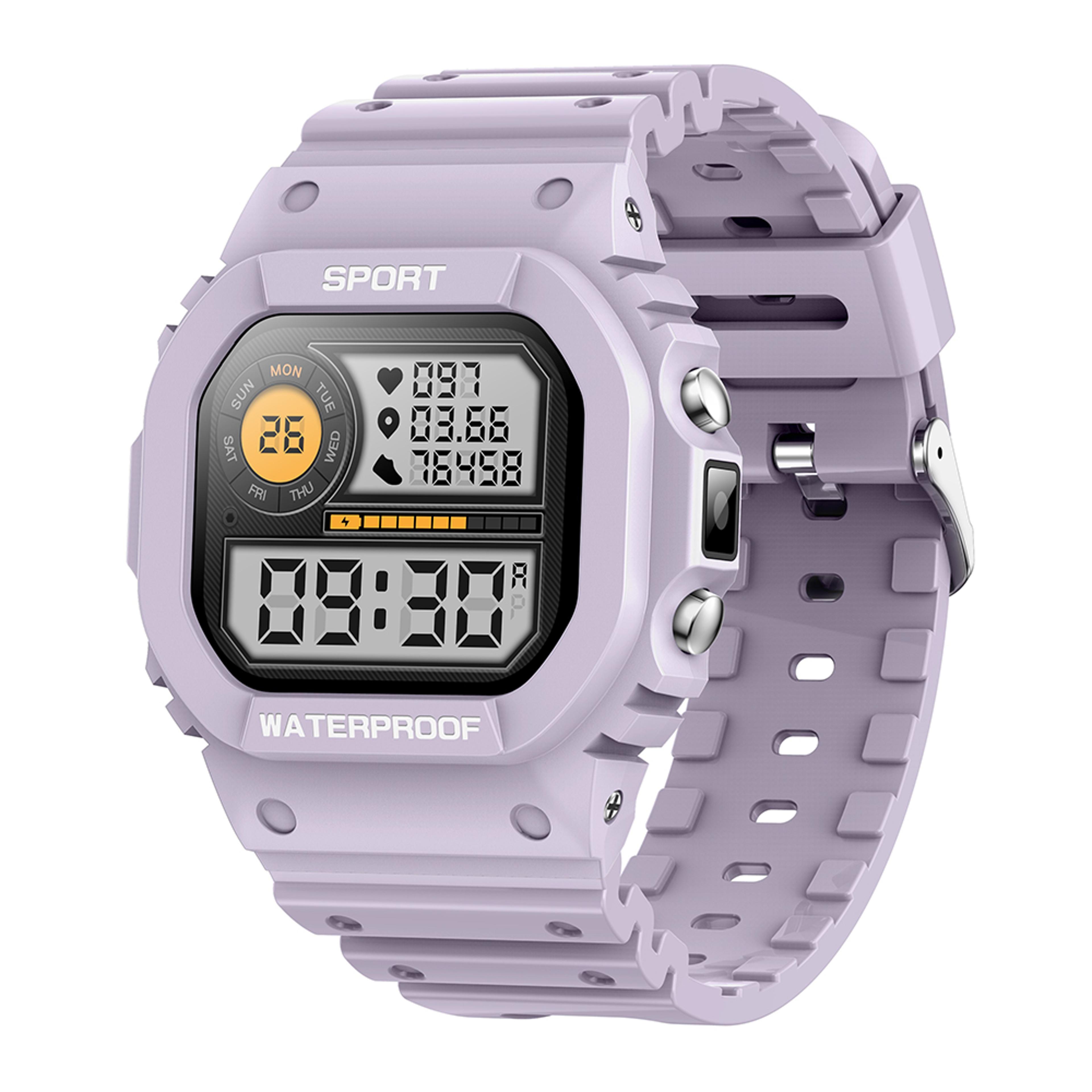 Waterproof Smart Watch For Men Women With Health Tracking Sports Mode LED Flashlight 1