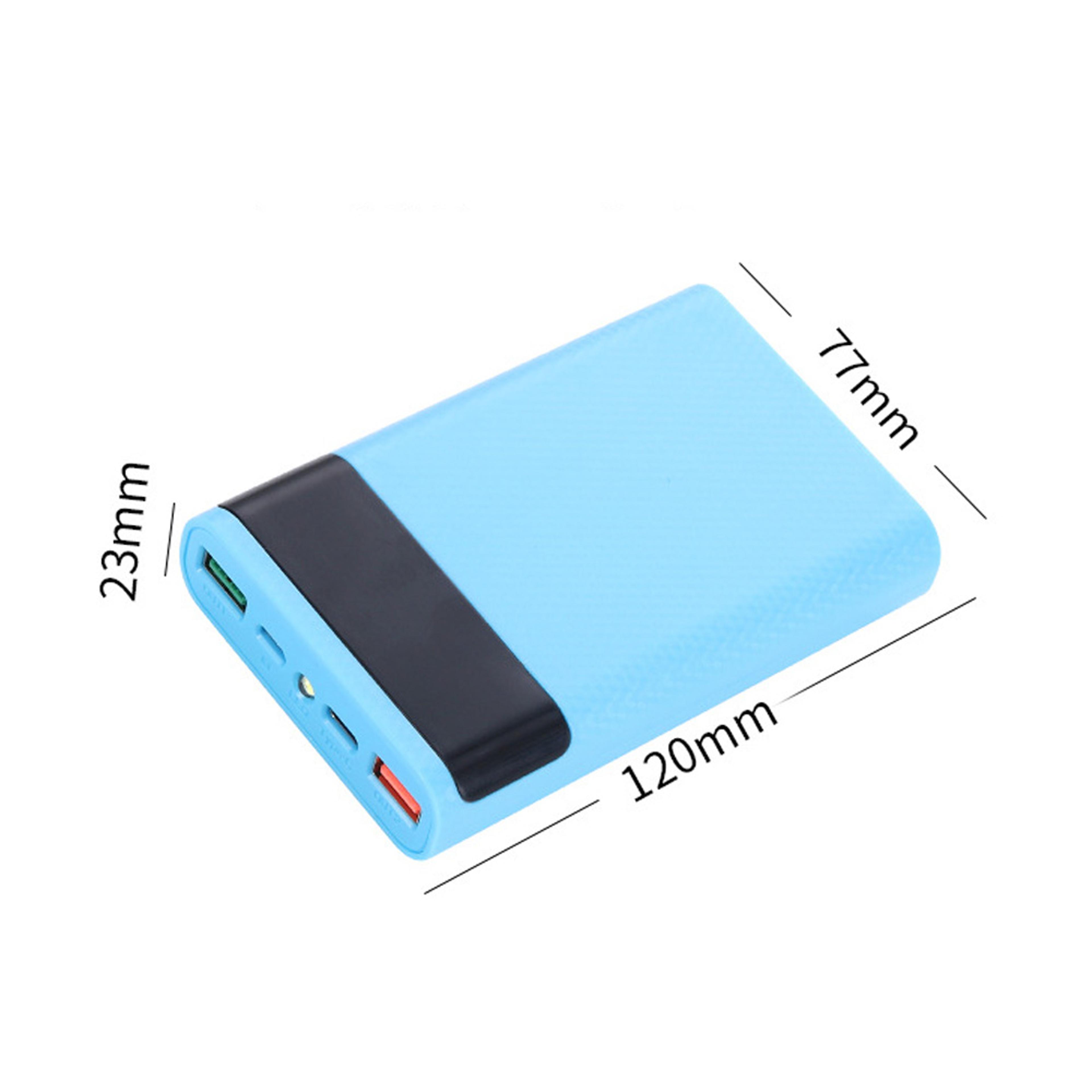 Rechargeable Power Bank Case With USB Type C Input Portable Battery Charger Shell 5