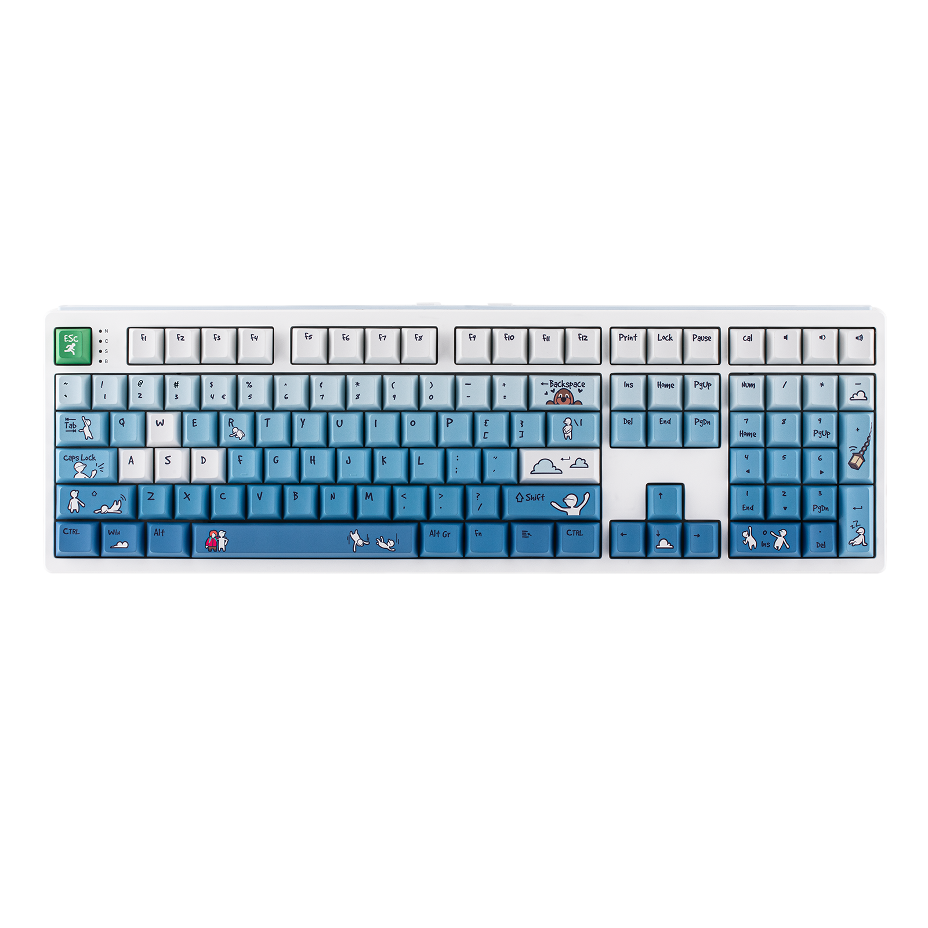 Full Size Wireless Hall Effect Gaming Keyboard 1