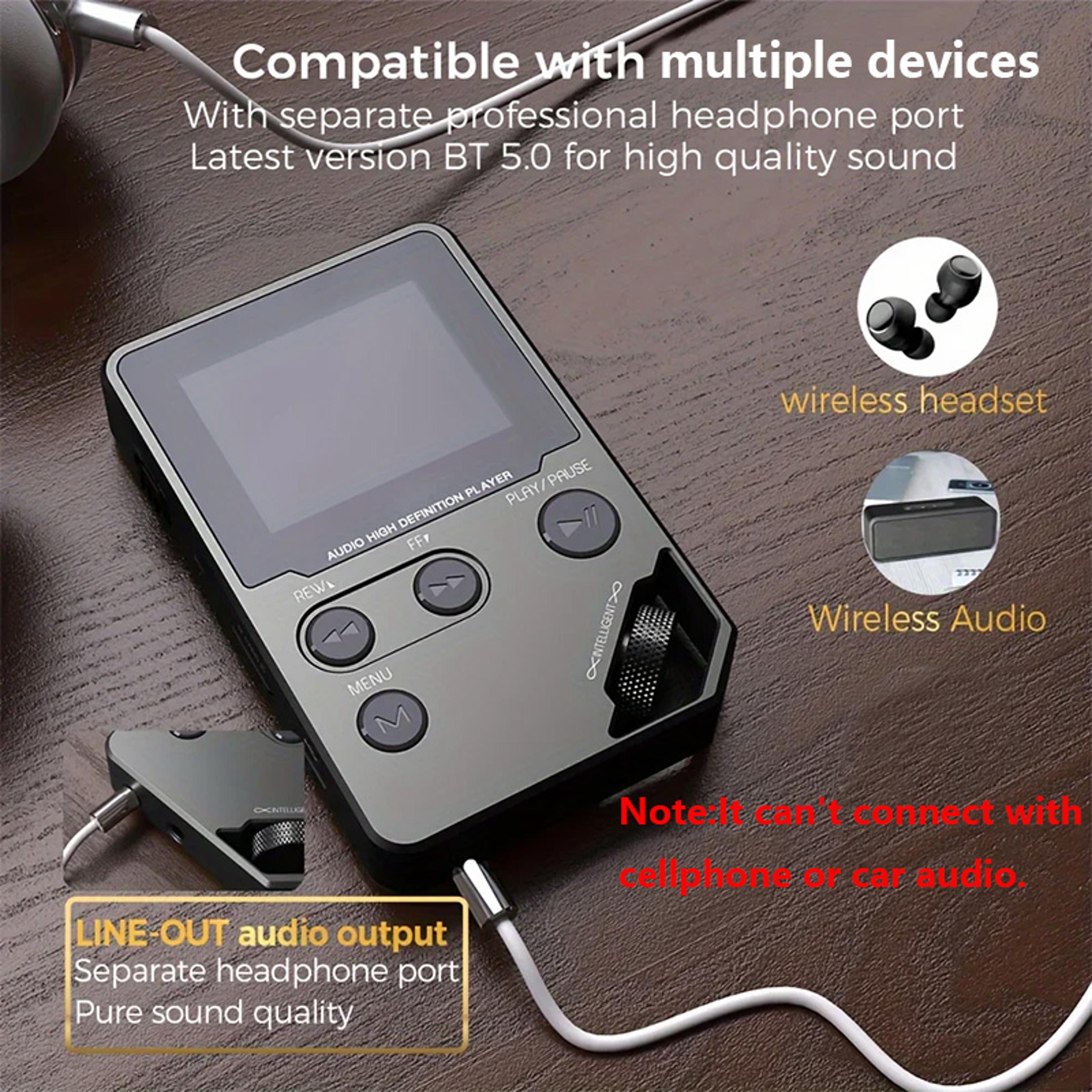 Bluetooth Player With FM Radio Voice Recorder And Expandable Storage 2