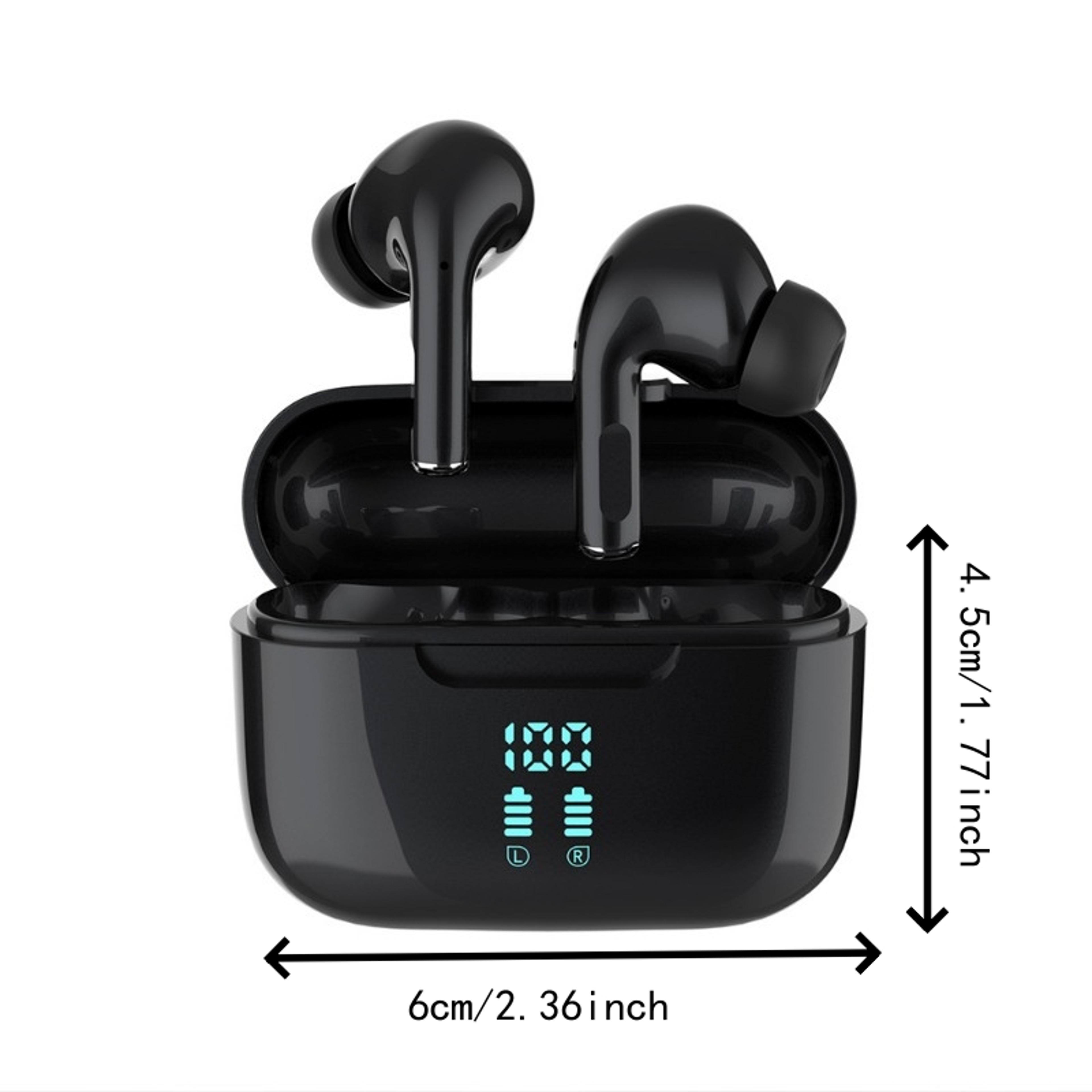 Wireless Bluetooth Earbuds With ENC HiFi Stereo Sound And LED Power Display 5
