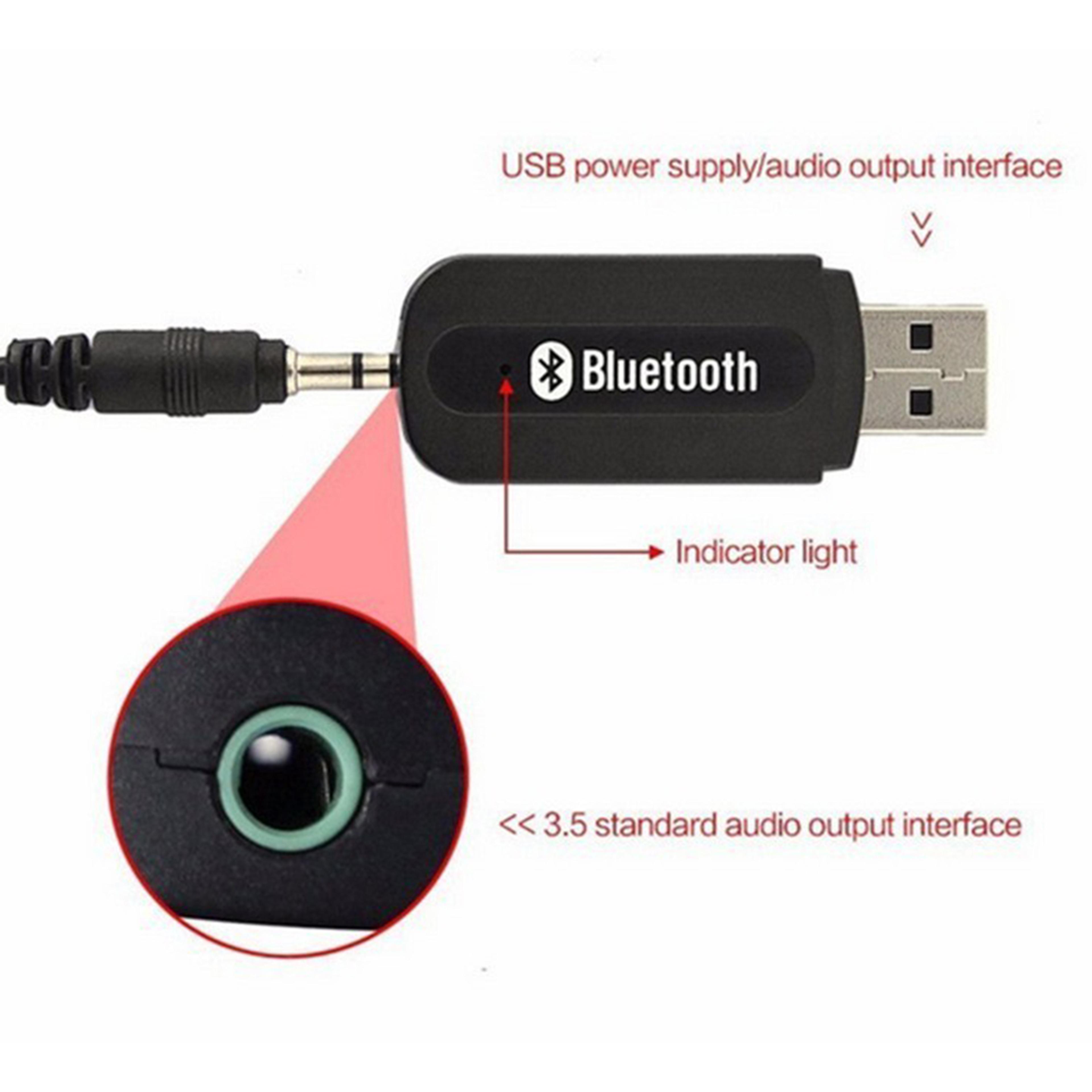 Bluetooth Audio Receiver USB Wireless Stereo Adapter 4