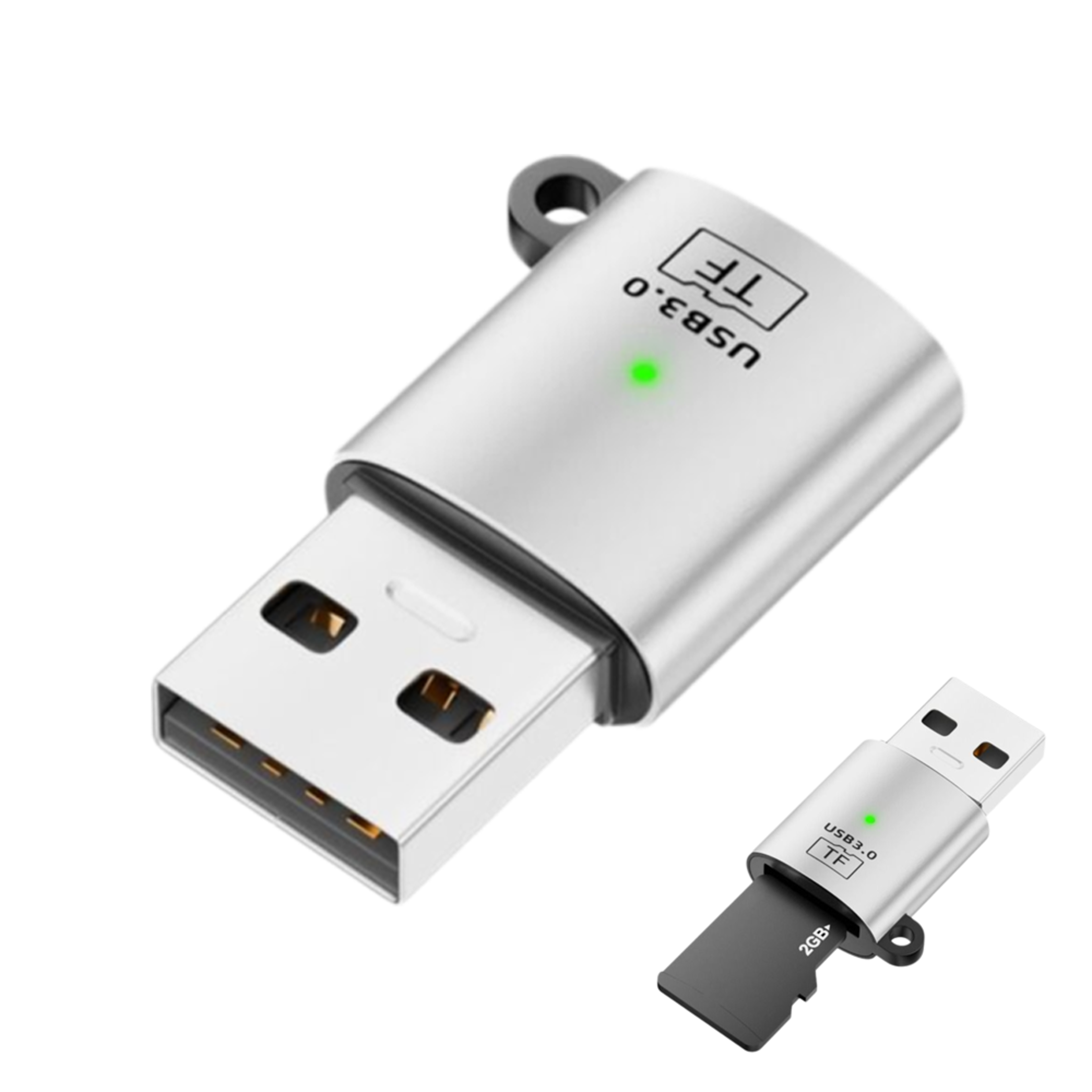 USB C Micro SD Card Reader Aluminum High Speed TF Card Adapter 1