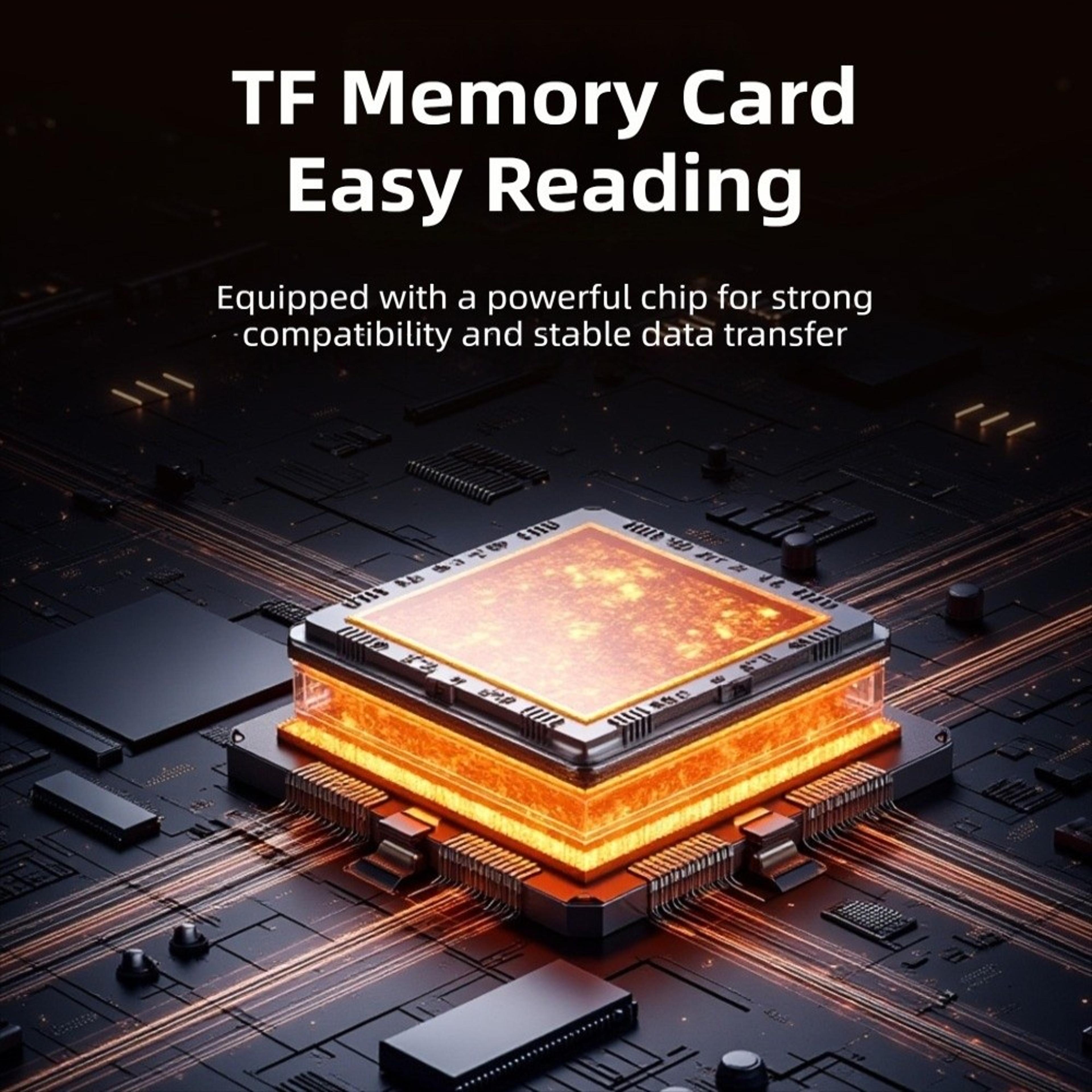USB C TF Card Reader With PD Fast Charging And High Speed Data Transfer 2