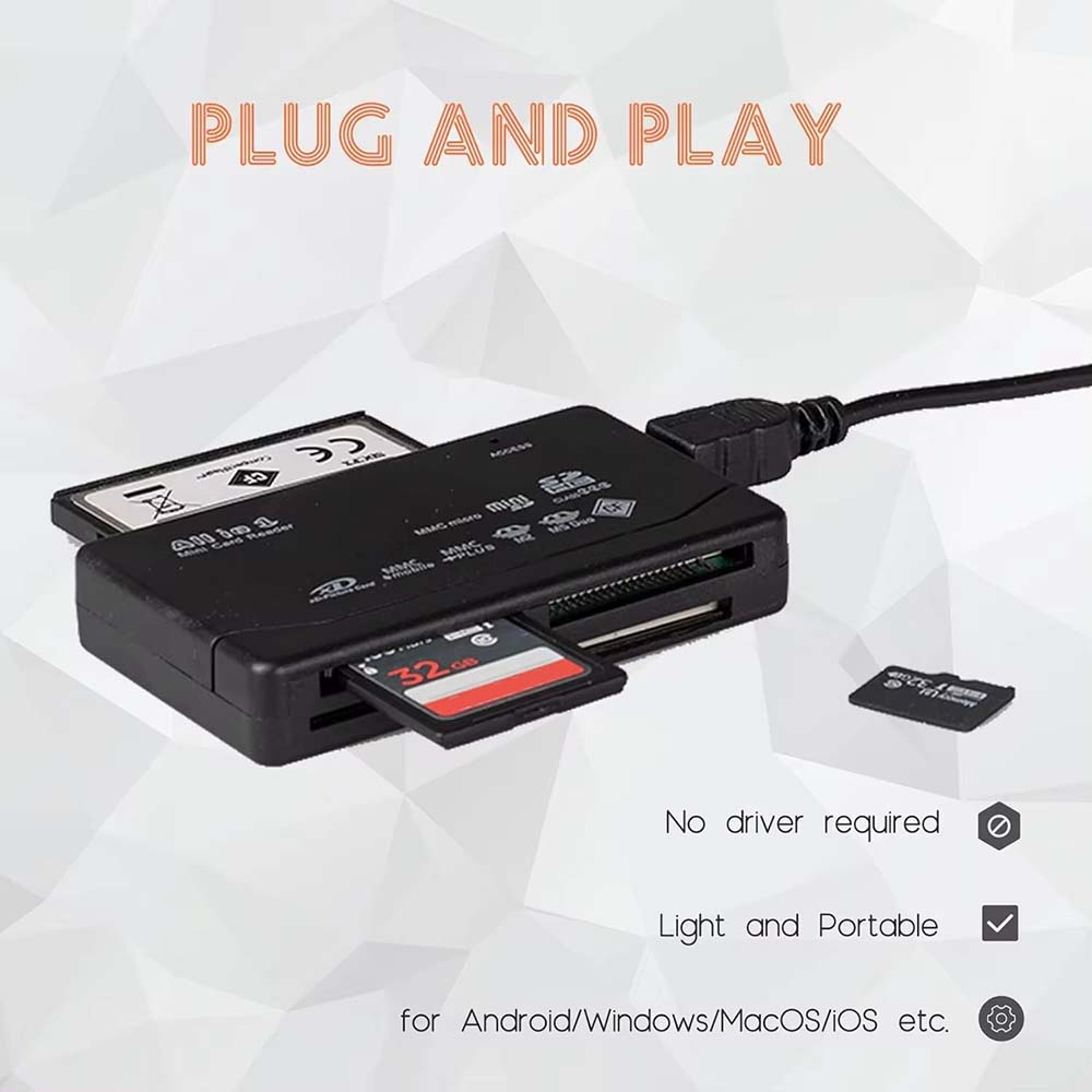 All In One USB Memory Card Reader Multi Card Adapter 3